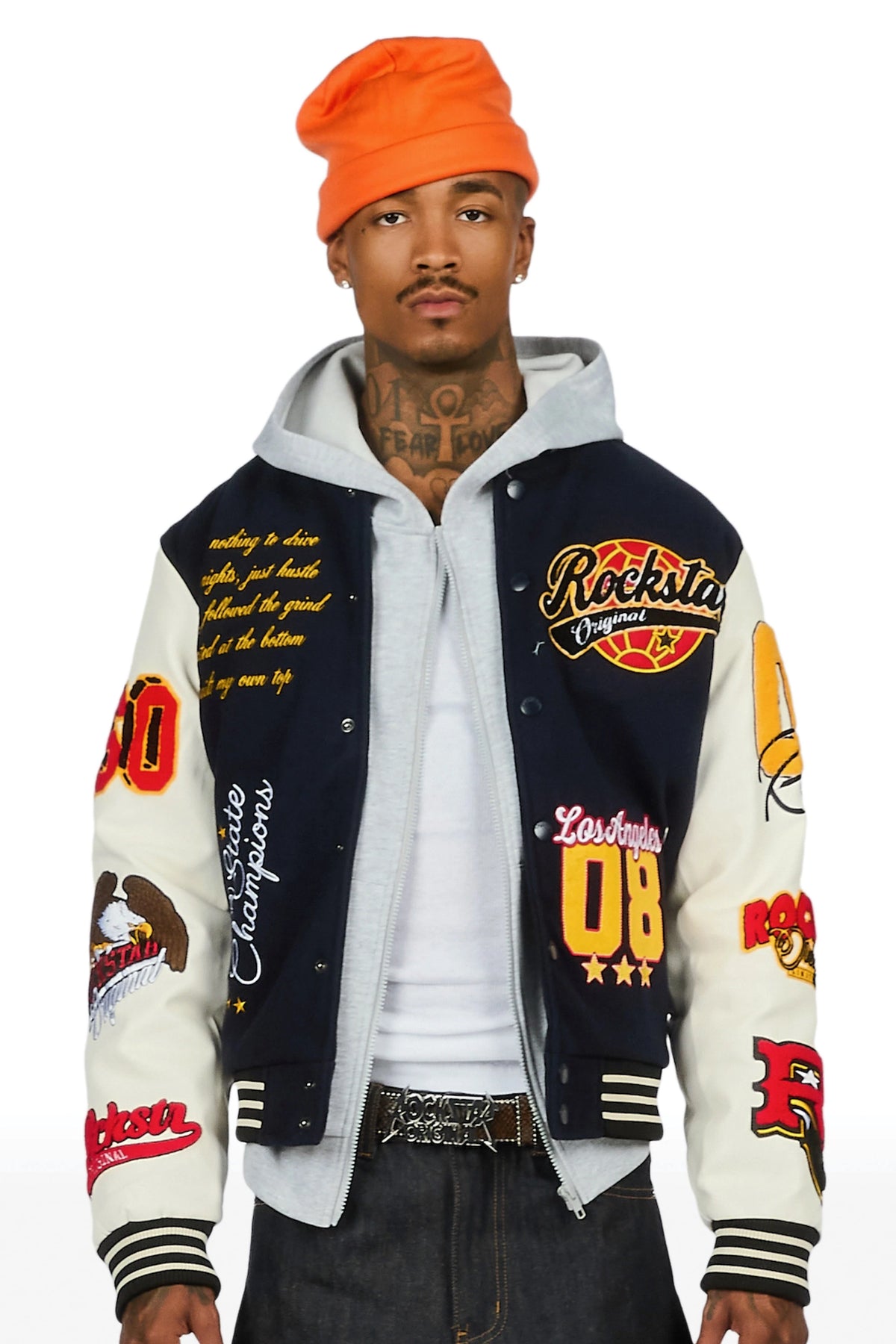 Griffith Navy Varsity Jacket