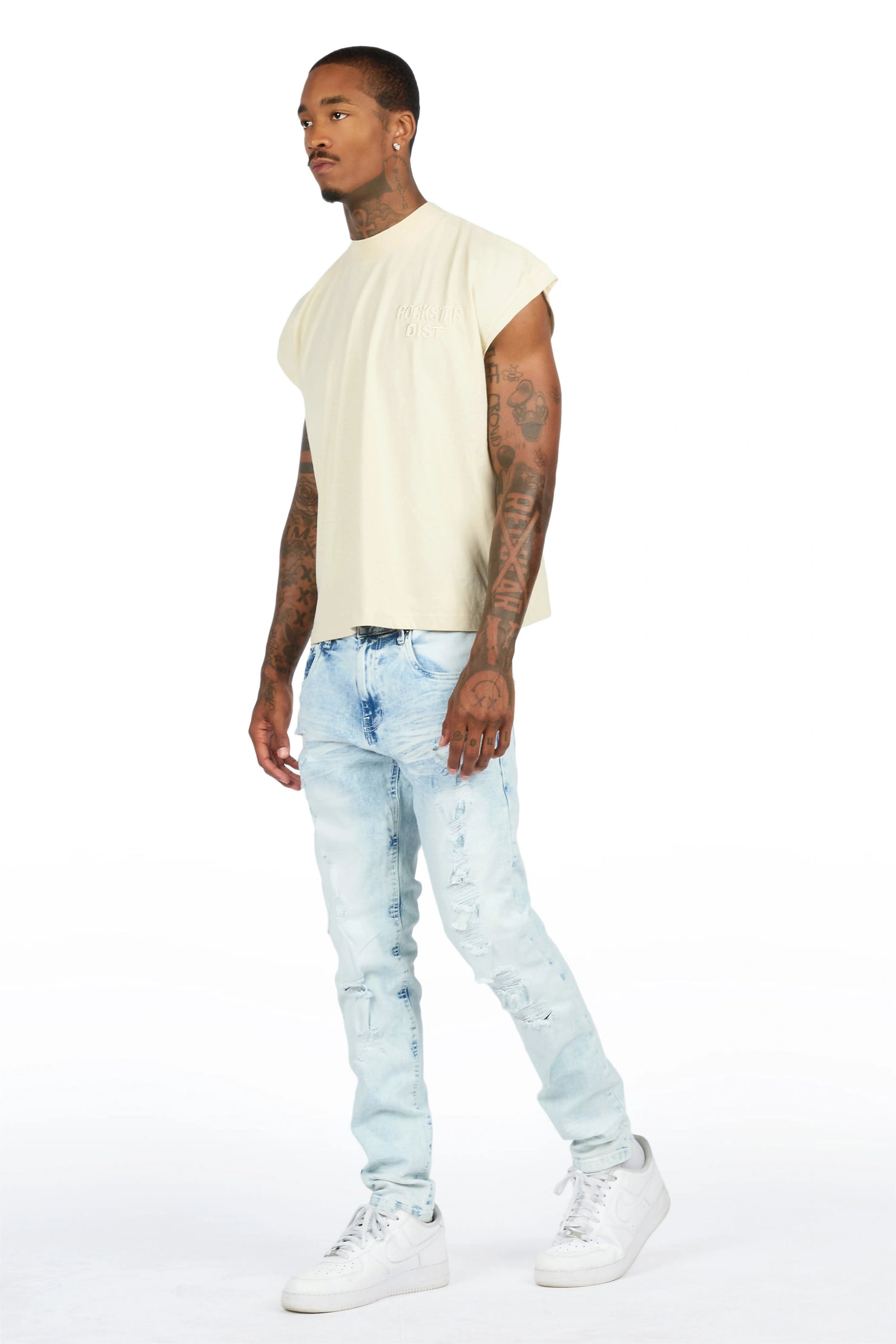 Kennet Bleach Blue Slim Fit Jean