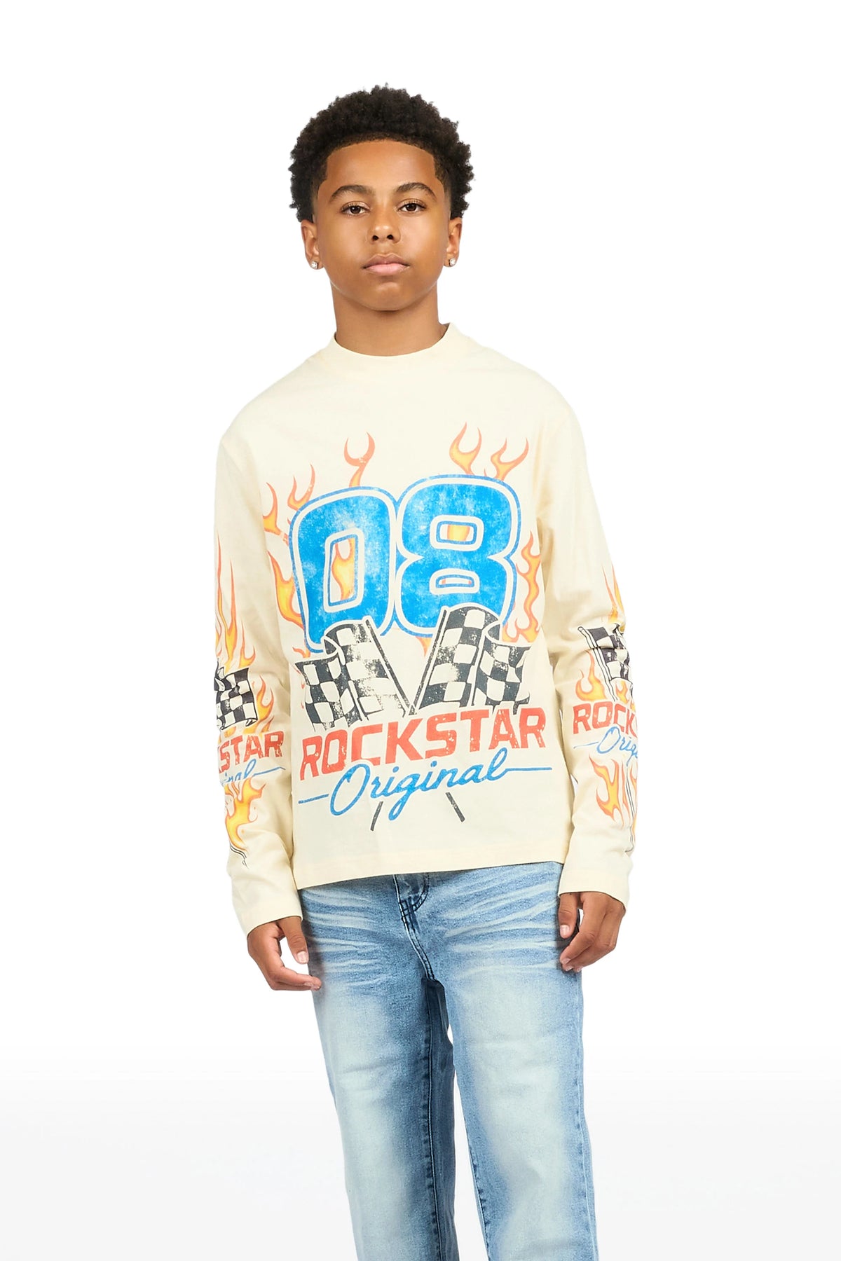 Boys Dag Blue 2.0 Stacked Flare Jean