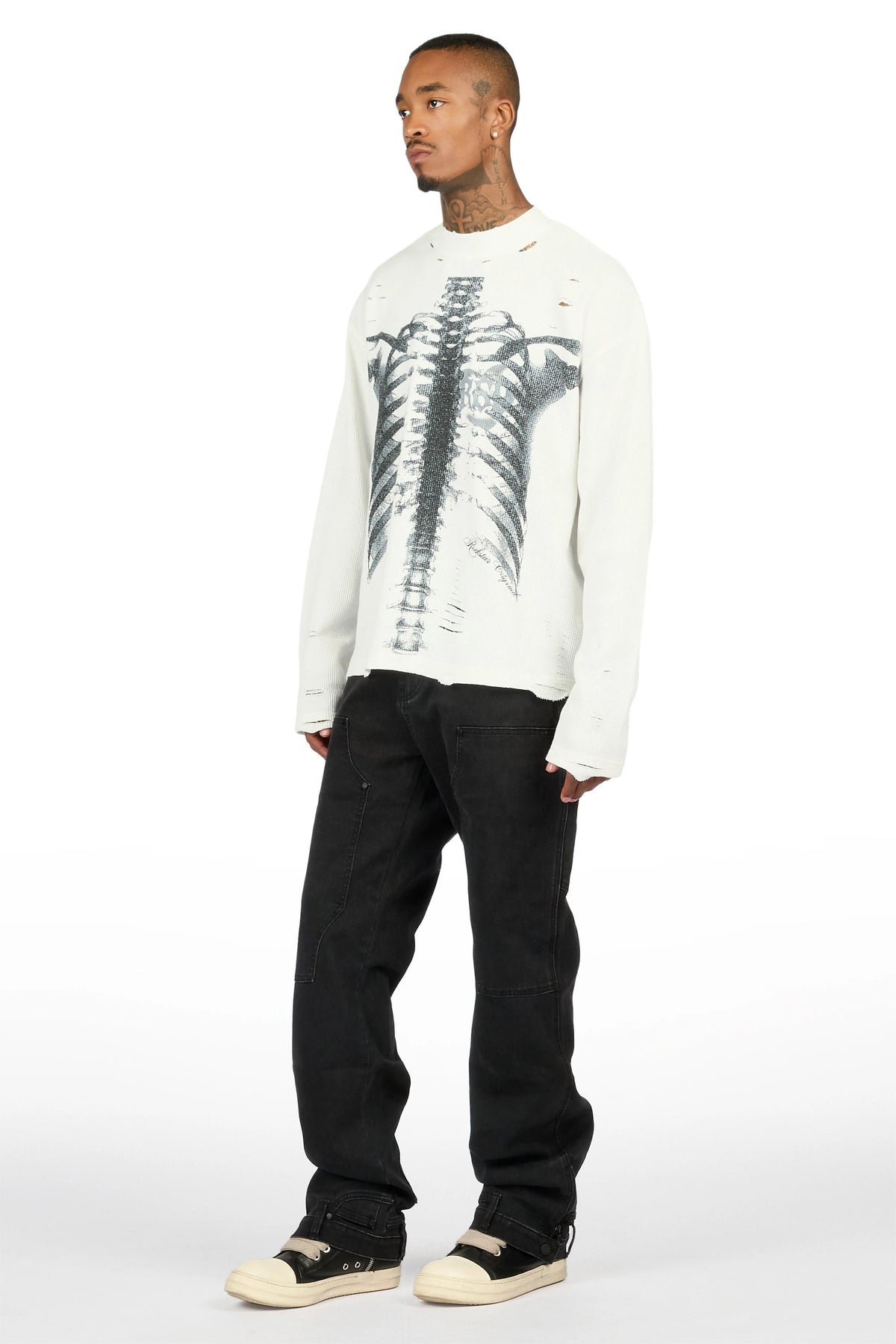 Zerah Black Straight Fit Jean