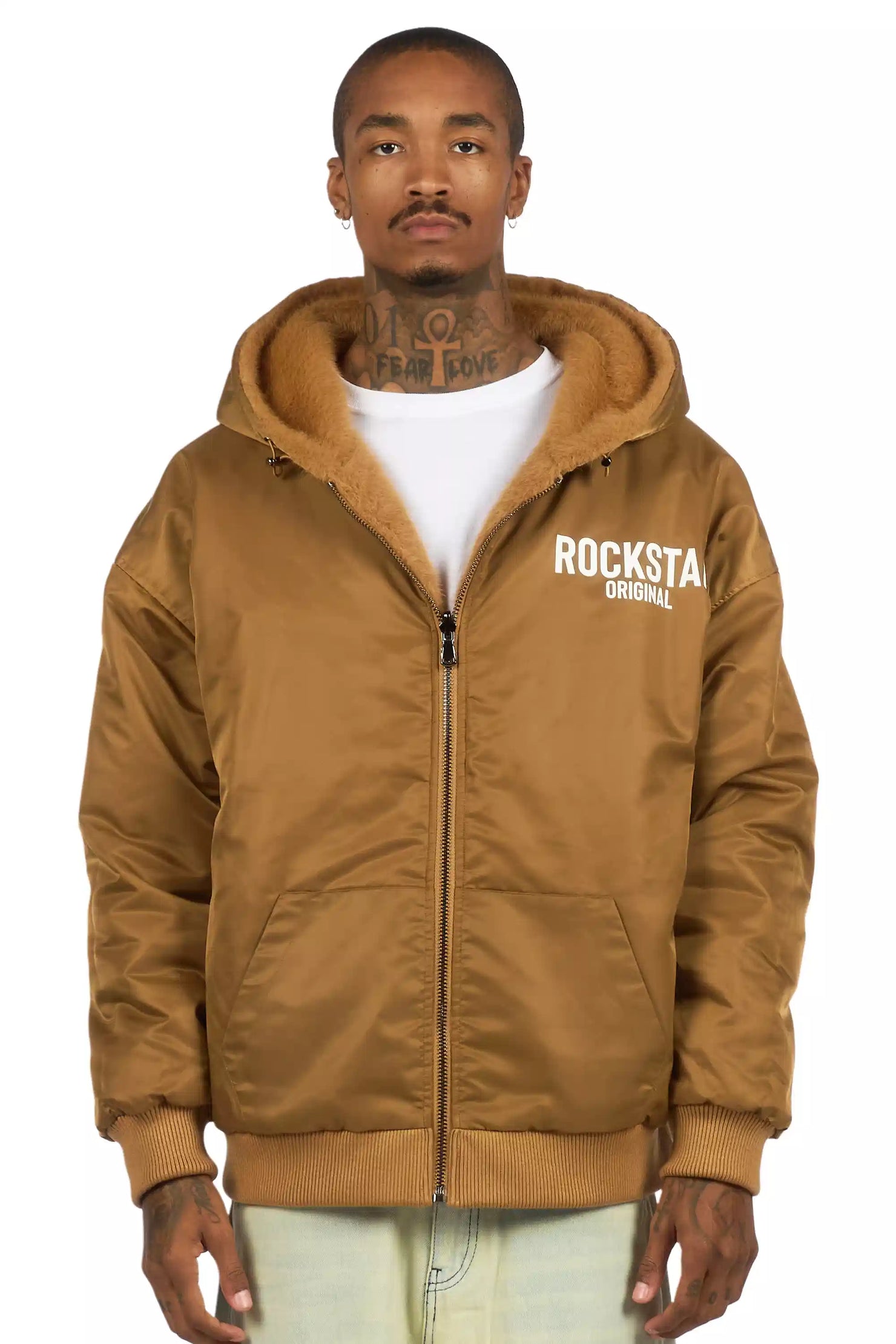 Iceevil Brown Fur Jacket