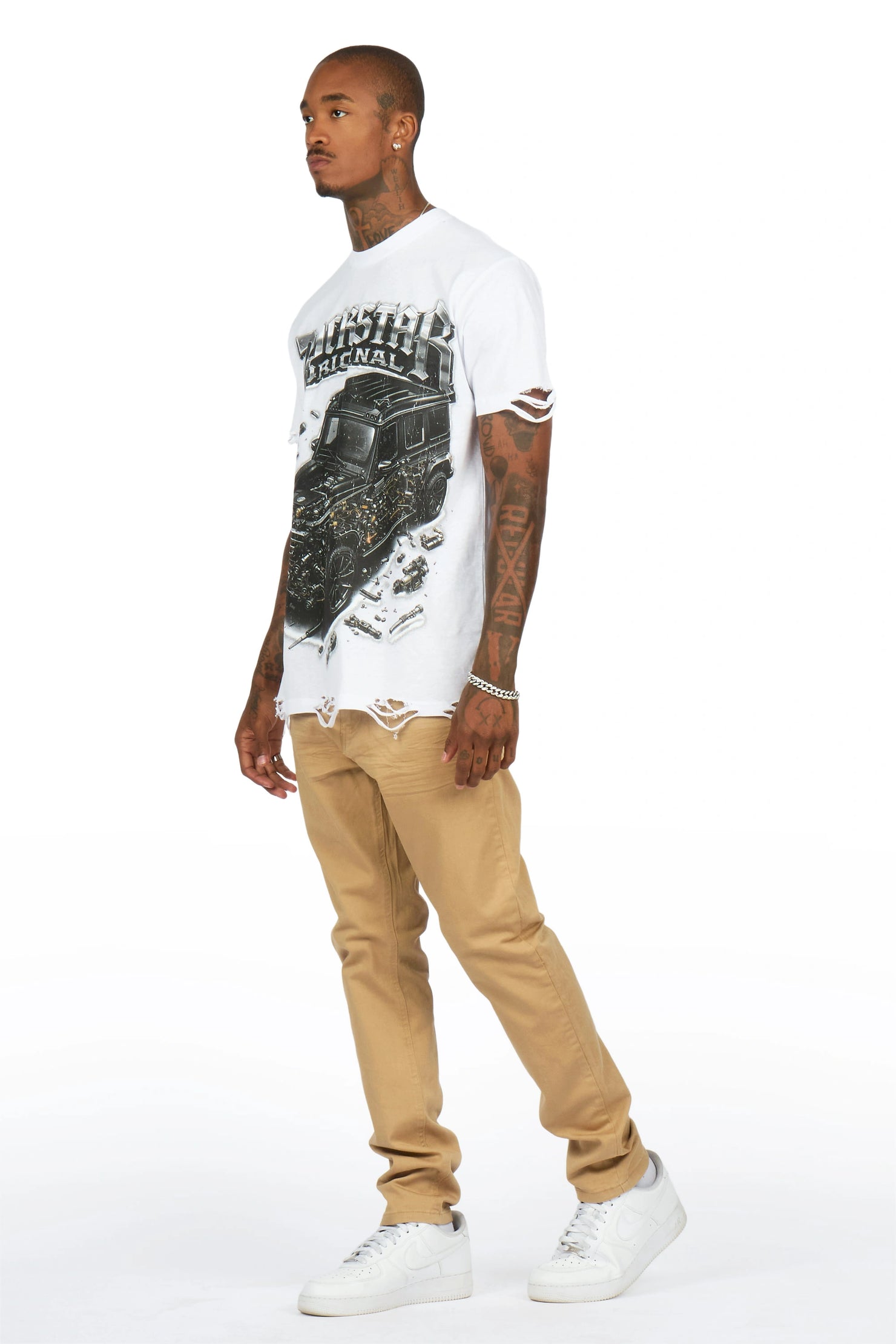 Devaughn Khaki Slim Fit Jean