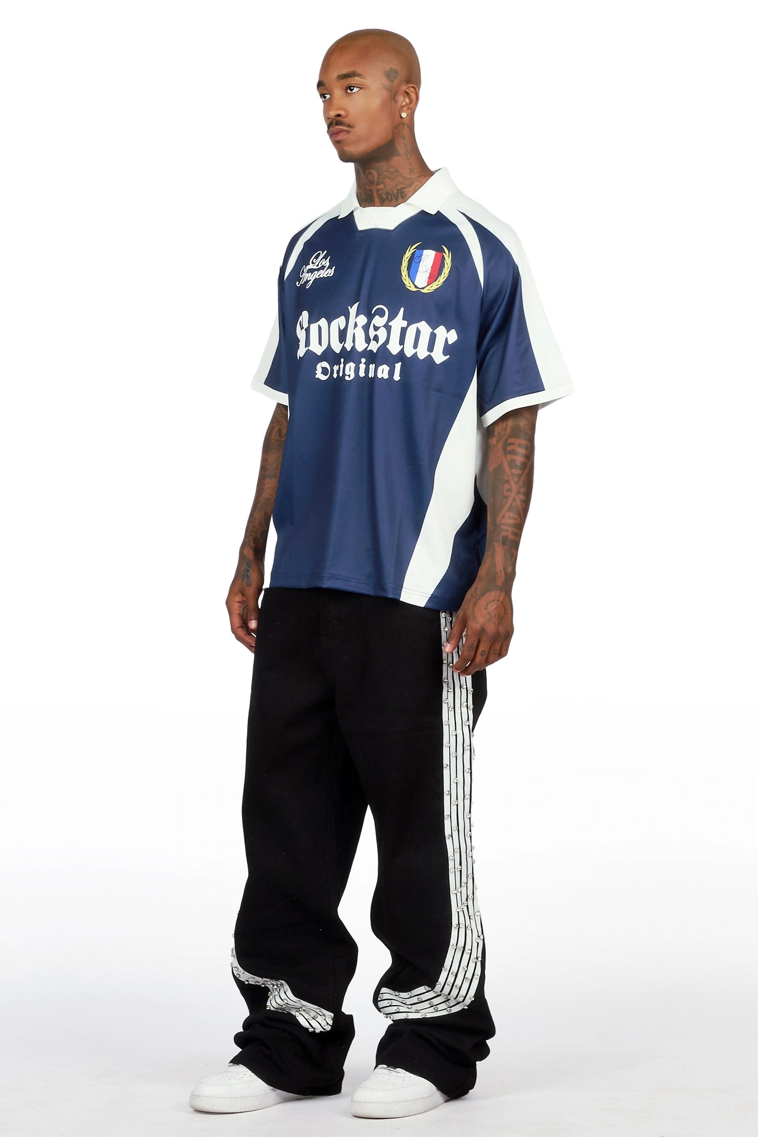Zayven Black Baggy Fit Jean
