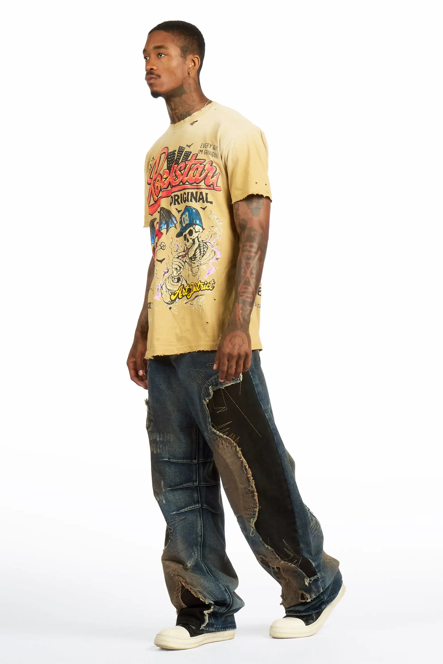Tylen Blue Barrel Fit Jean