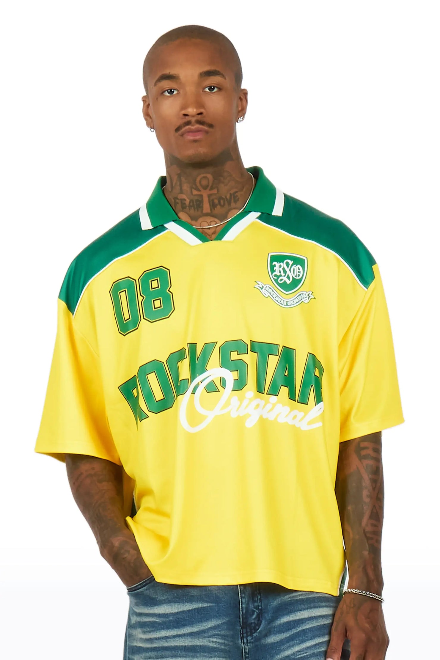 Roche Yellow/Green Graphic Jersey