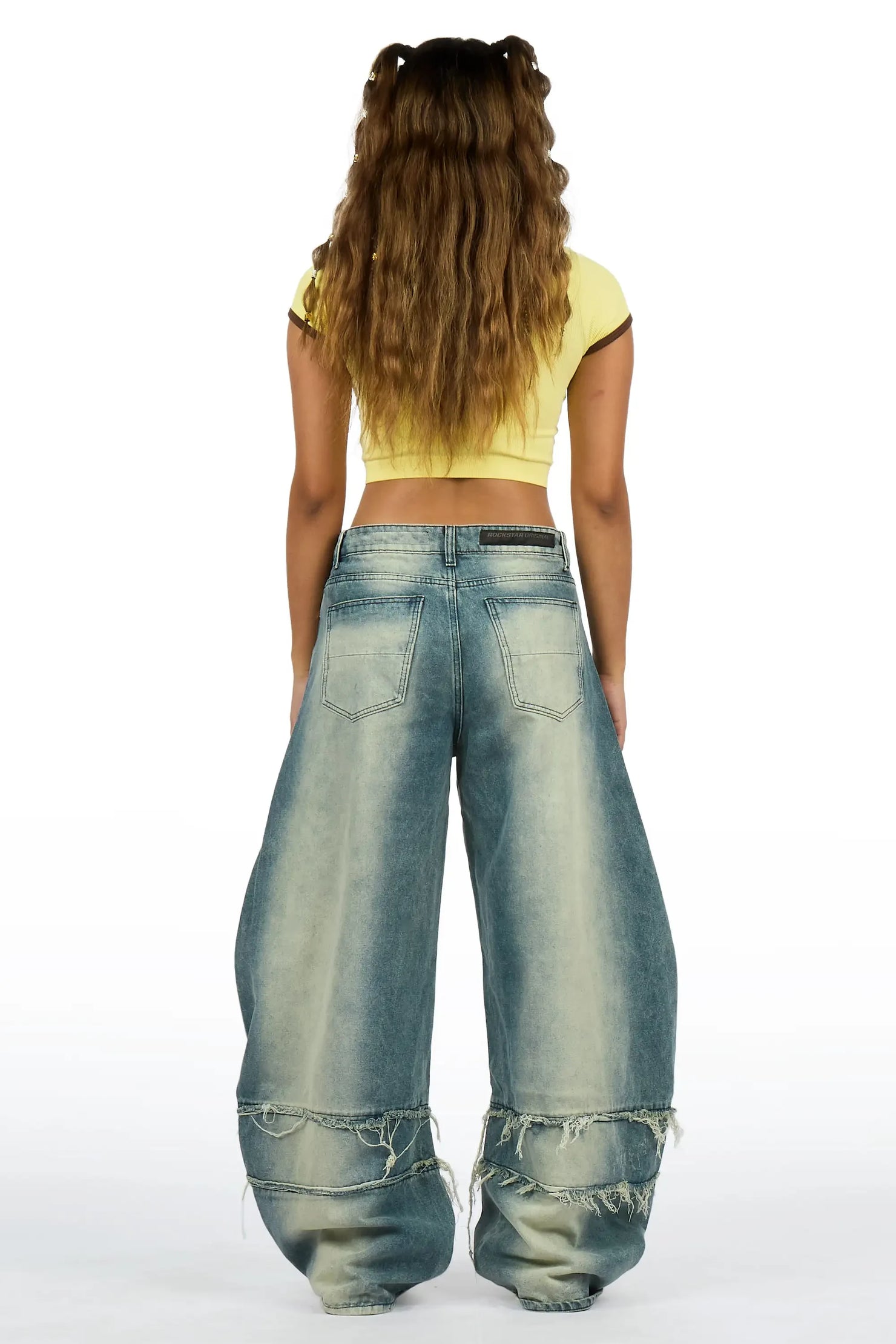 Nuvia Blue Barrel  Fit Jean