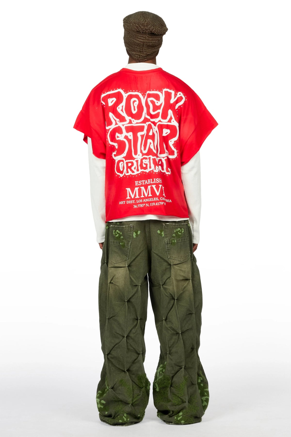 Erving Green Wash Baggy Fit Jean