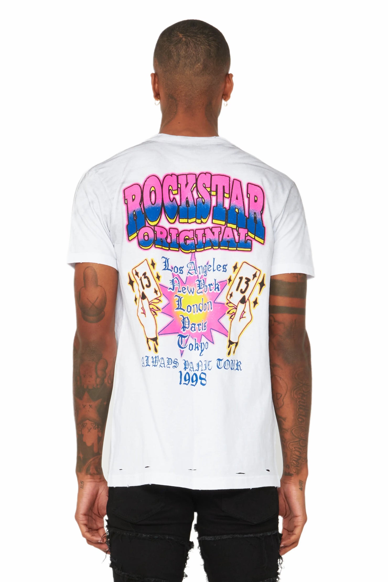 Switchin White Graphic T-Shirt