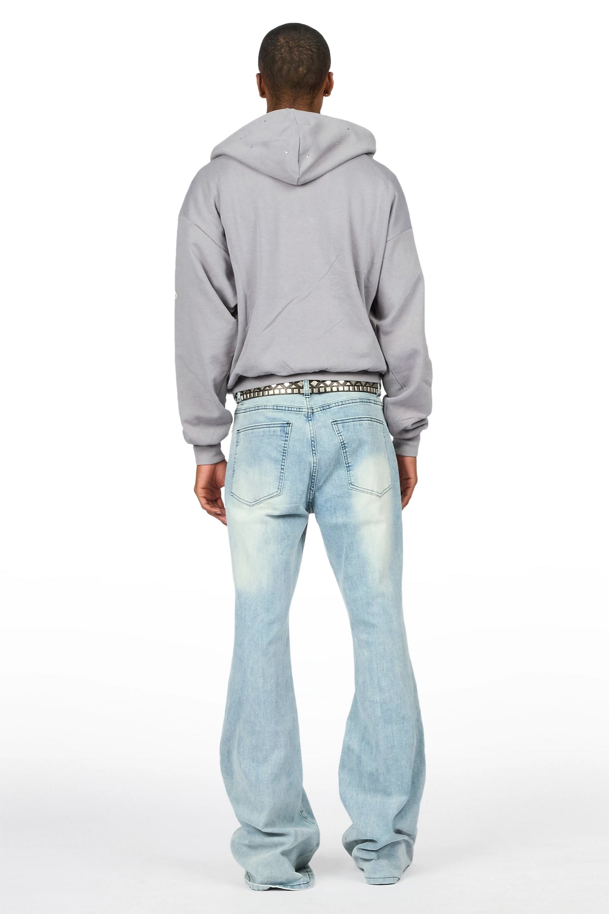 Lykes Light Blue Super Flare Jeans