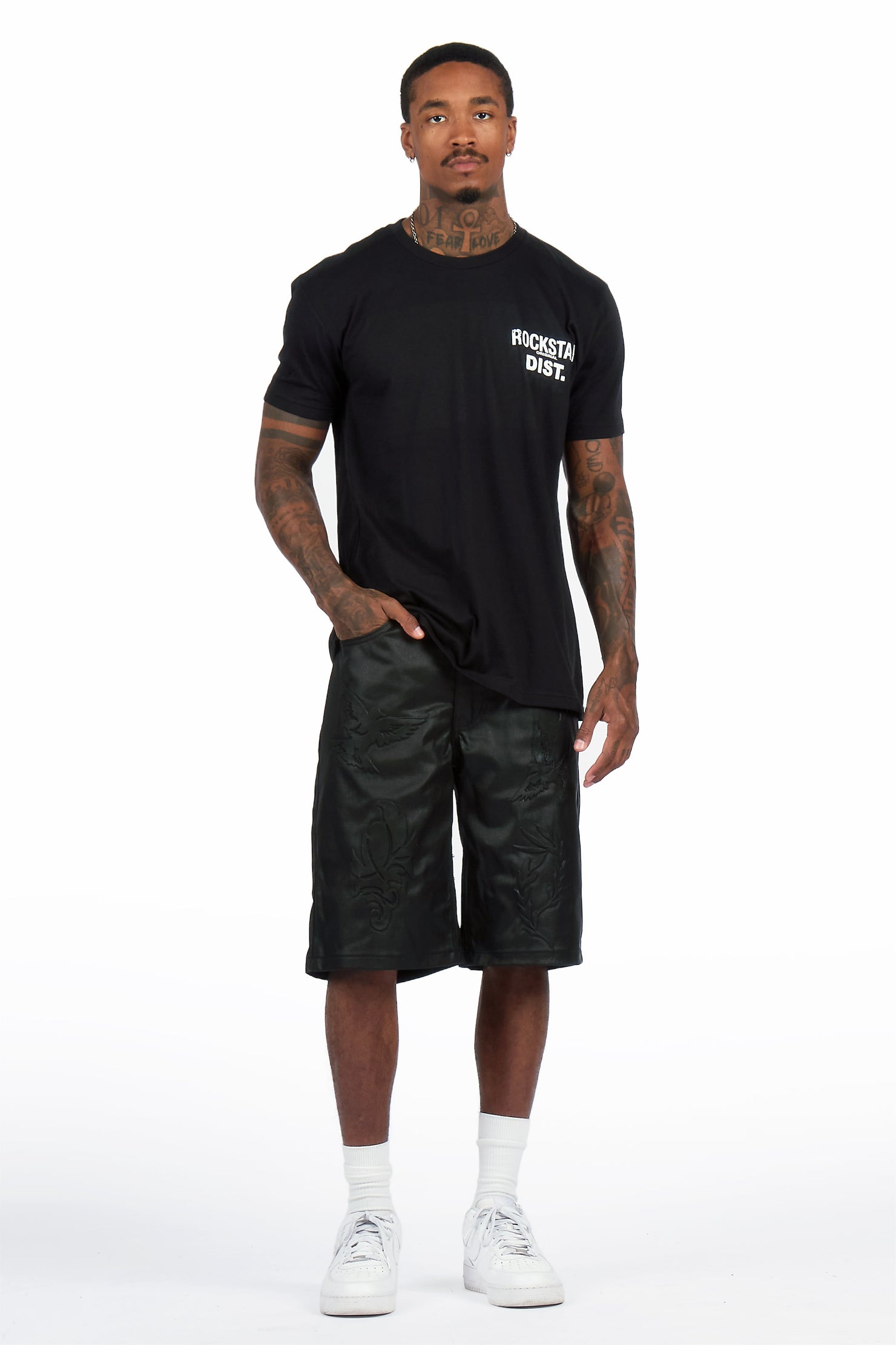 Esco Black Denim Short
