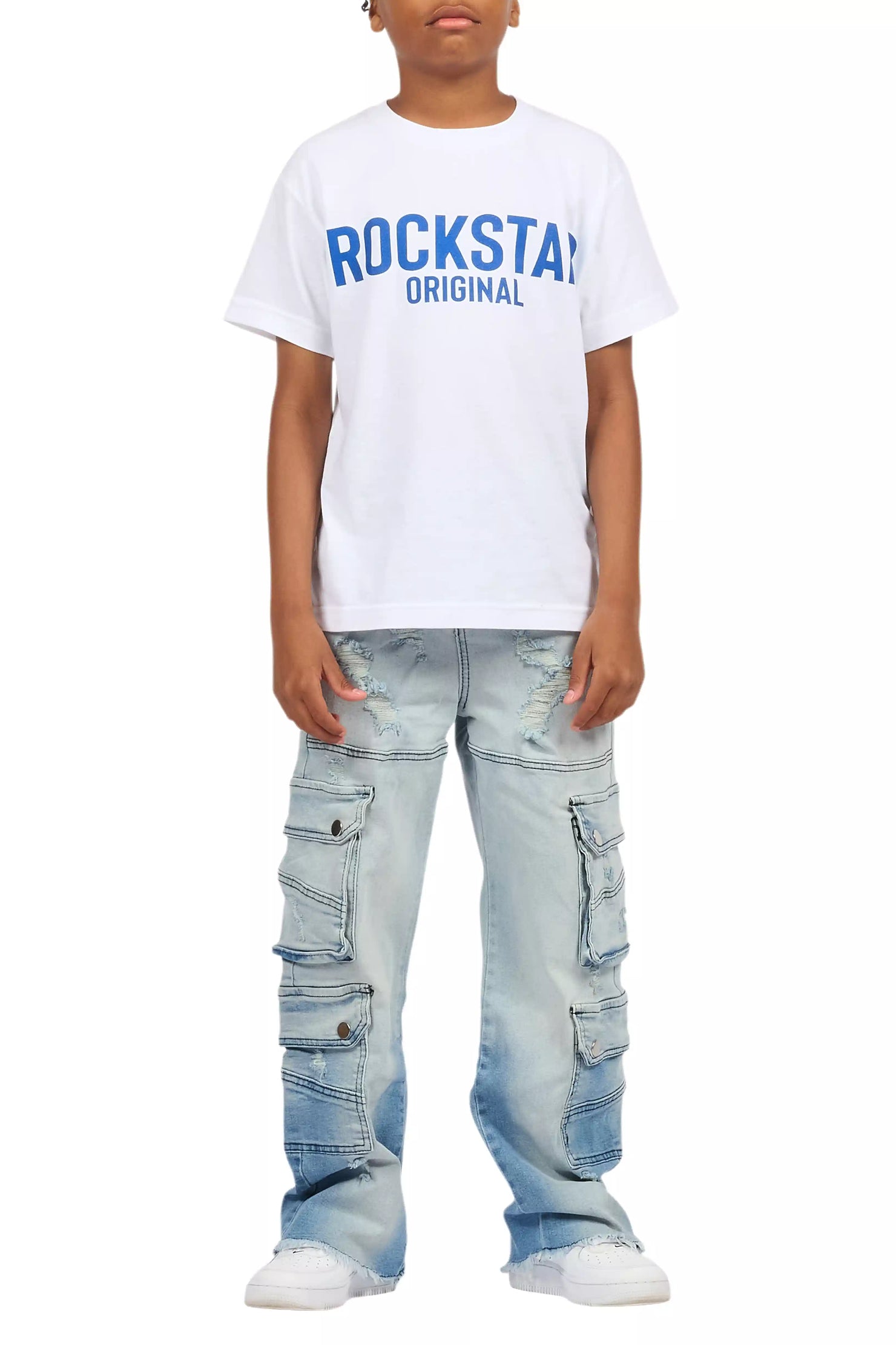 Boys Keylor Light Blue Baggy Fit Jean
