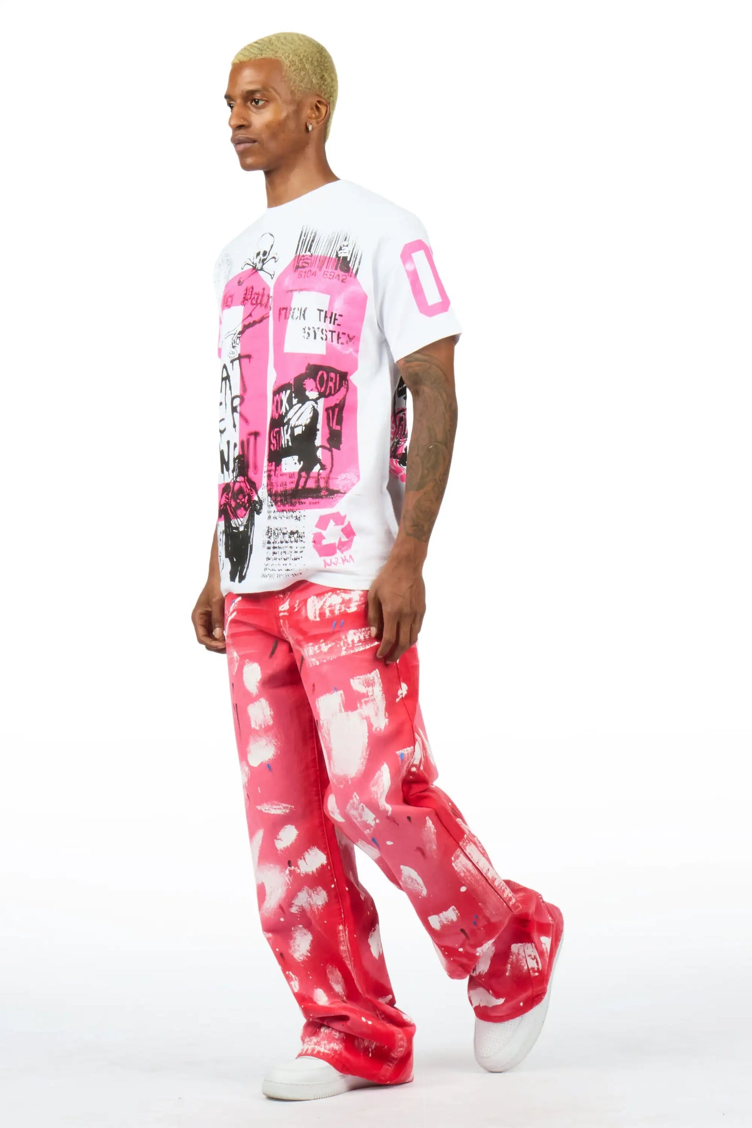 Novi Red Painter Baggy Fit Jean