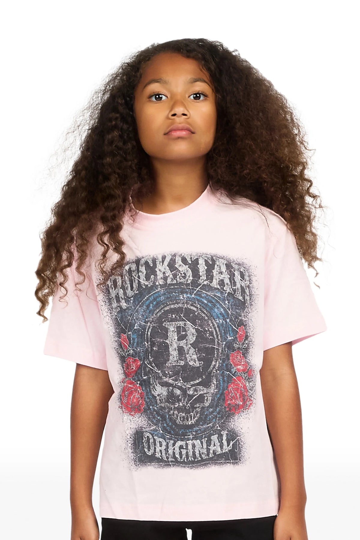 Girls Hendrya Pink Graphic T-Shirt