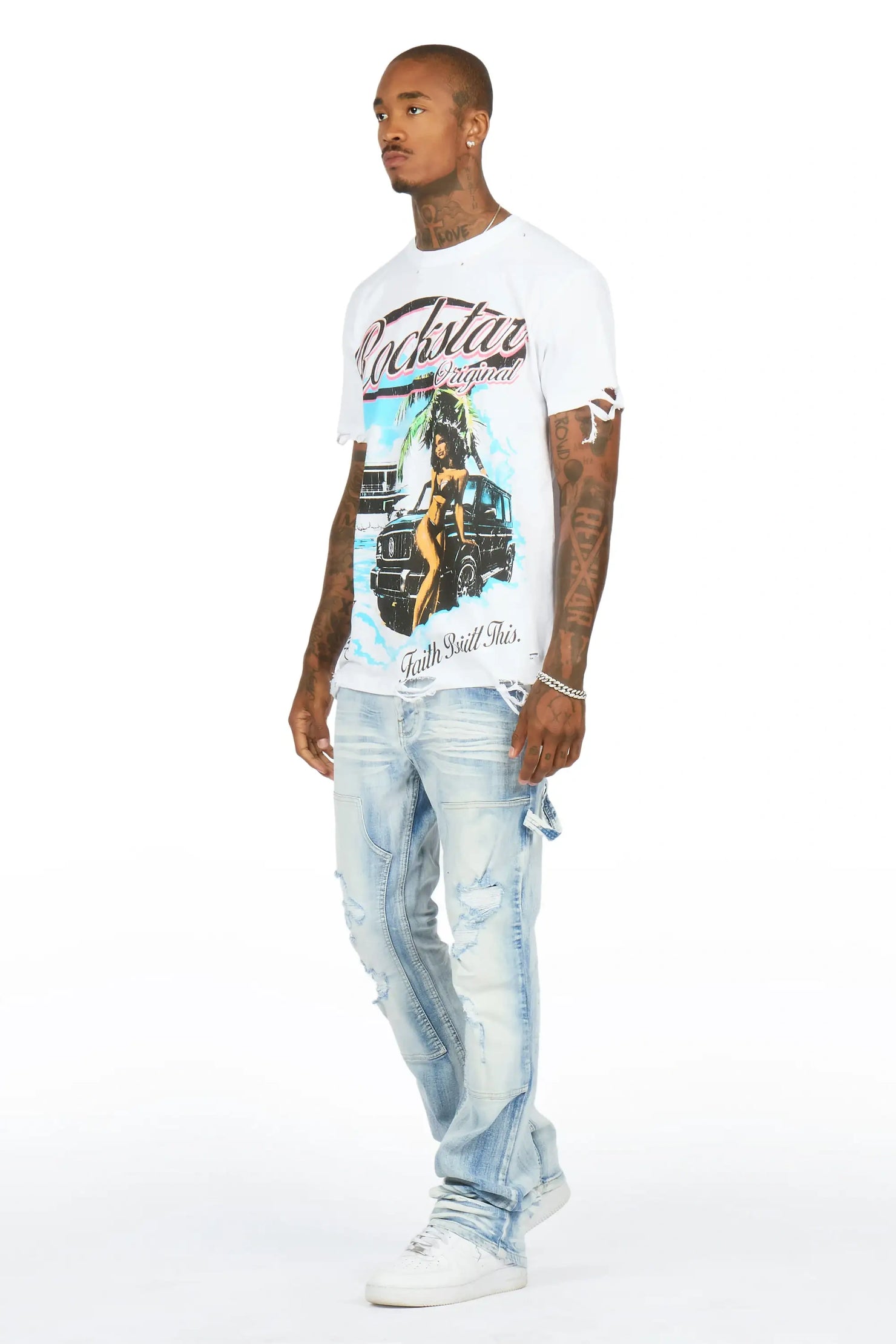 Odei Light Sand Blue Slim Fit Jean