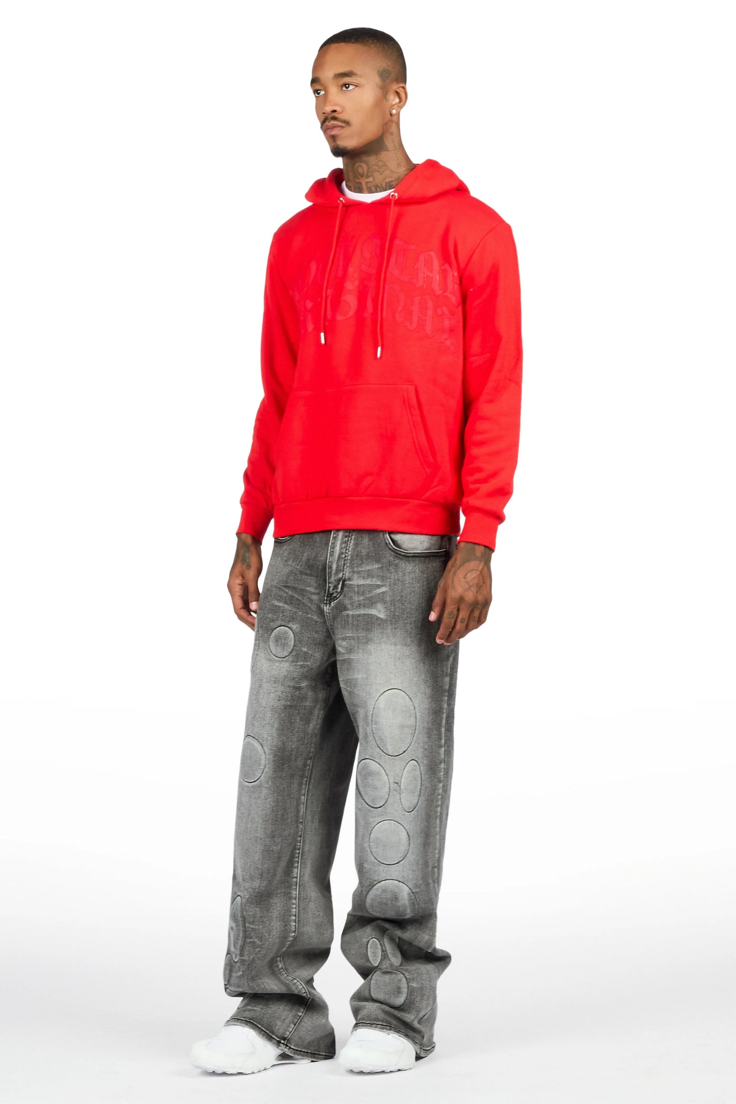 Ovol Grey Baggy Fit Jean