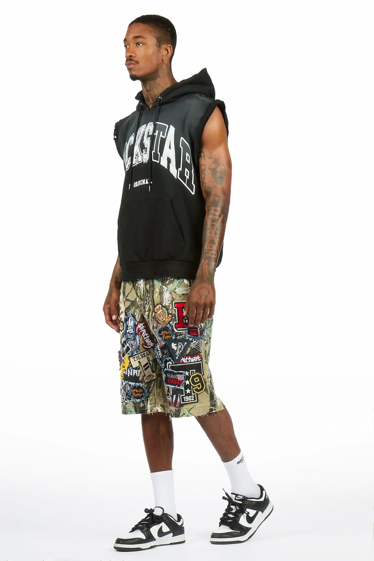 Espen Tree Camo Denim Short