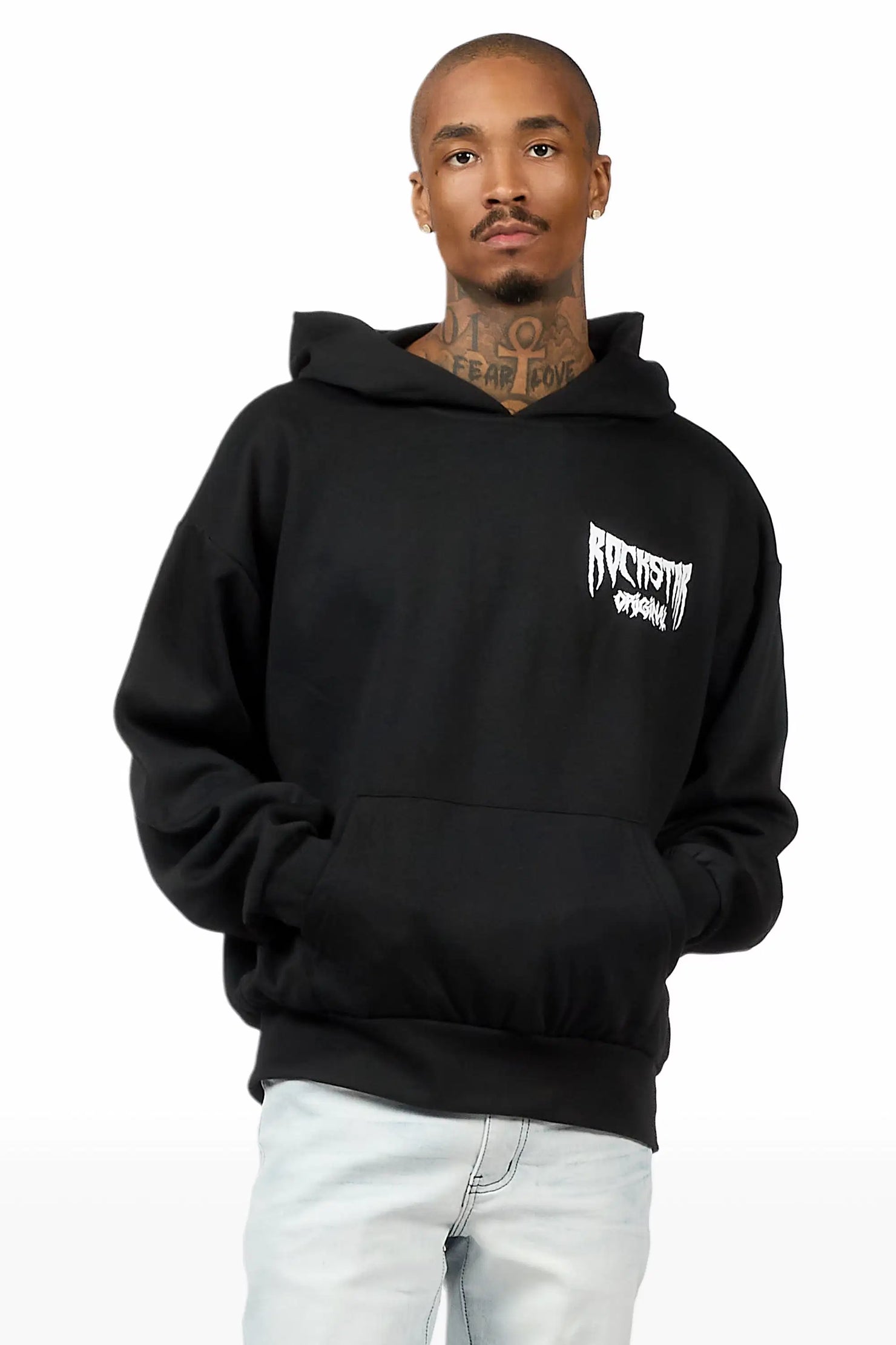 Twinkle Black/White Graphic Hoodie