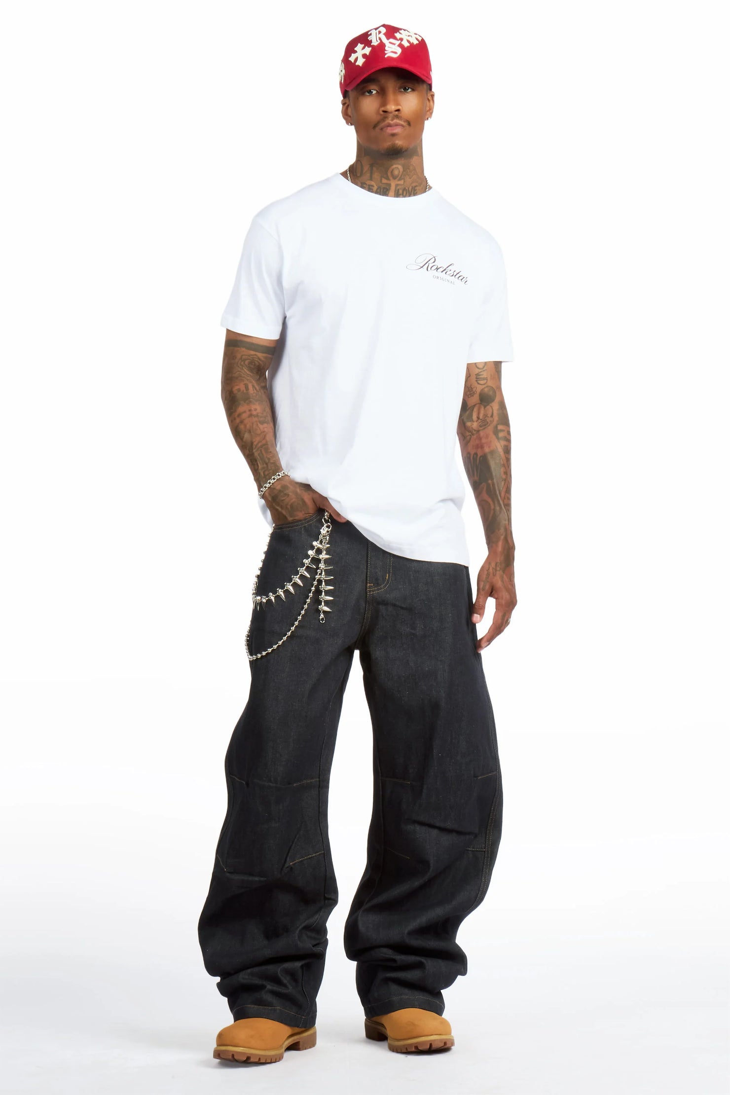 Fame Raw Blue Barrel Fit Jean