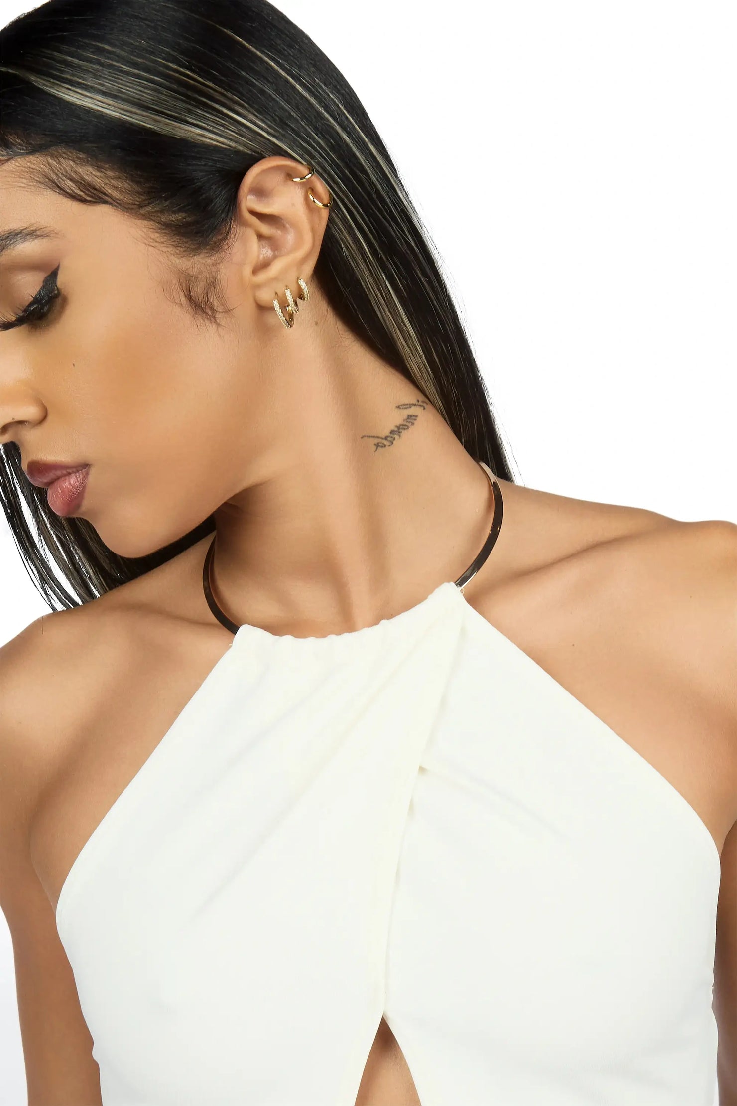 Fly-aay Ivory 2 pc Capri Set