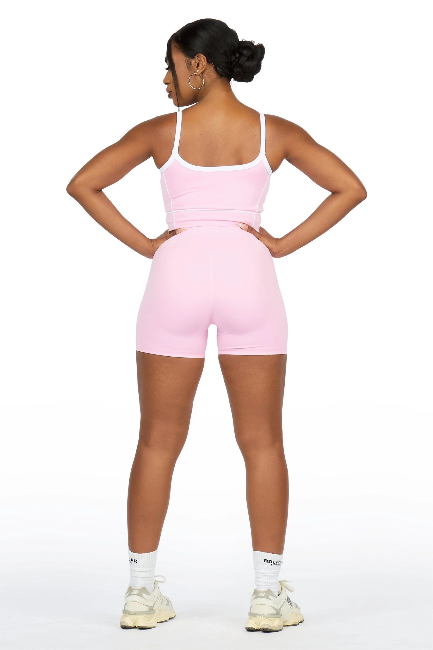 Lamiria Pink Active Bike Short Set