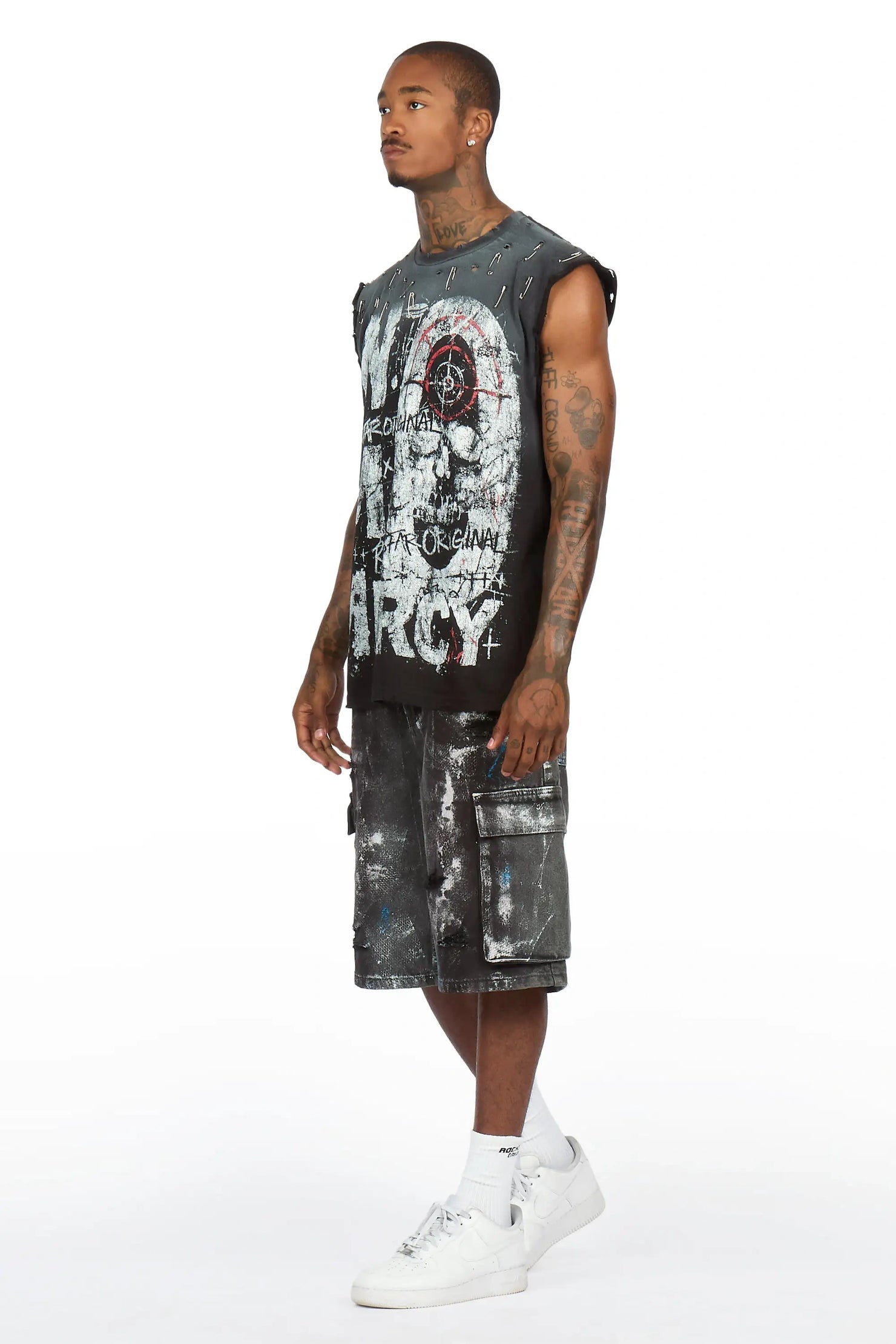 Fonte Black Denim Jort