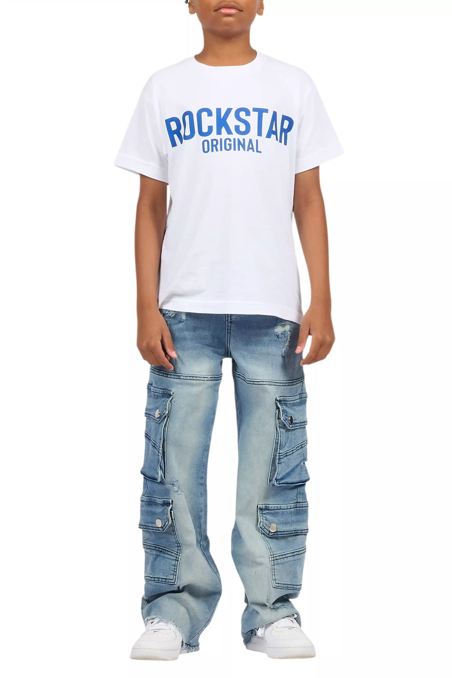 Boys Keylor Blue Baggy Fit Jean