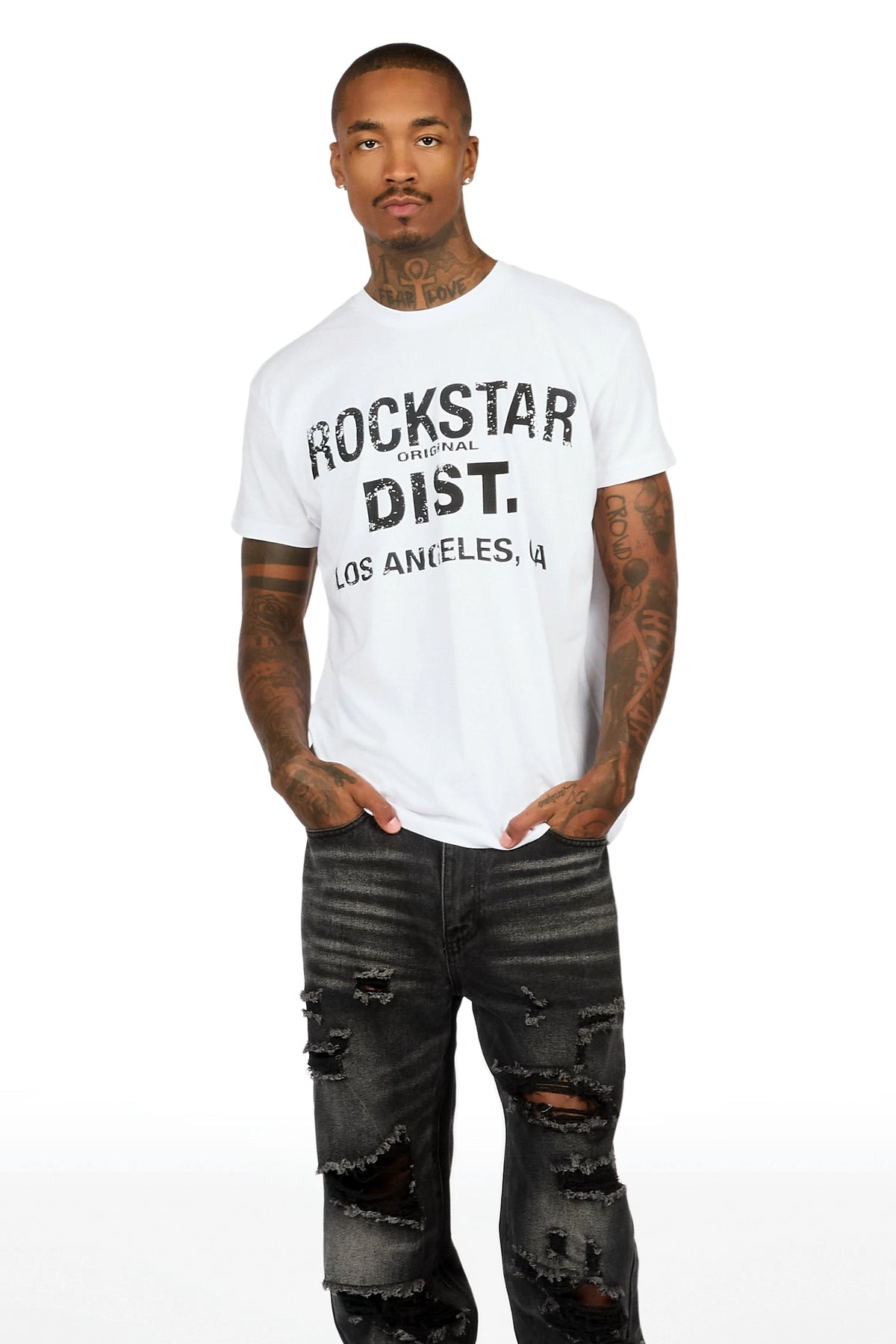 Roberson Grey Baggy Fit Jeans