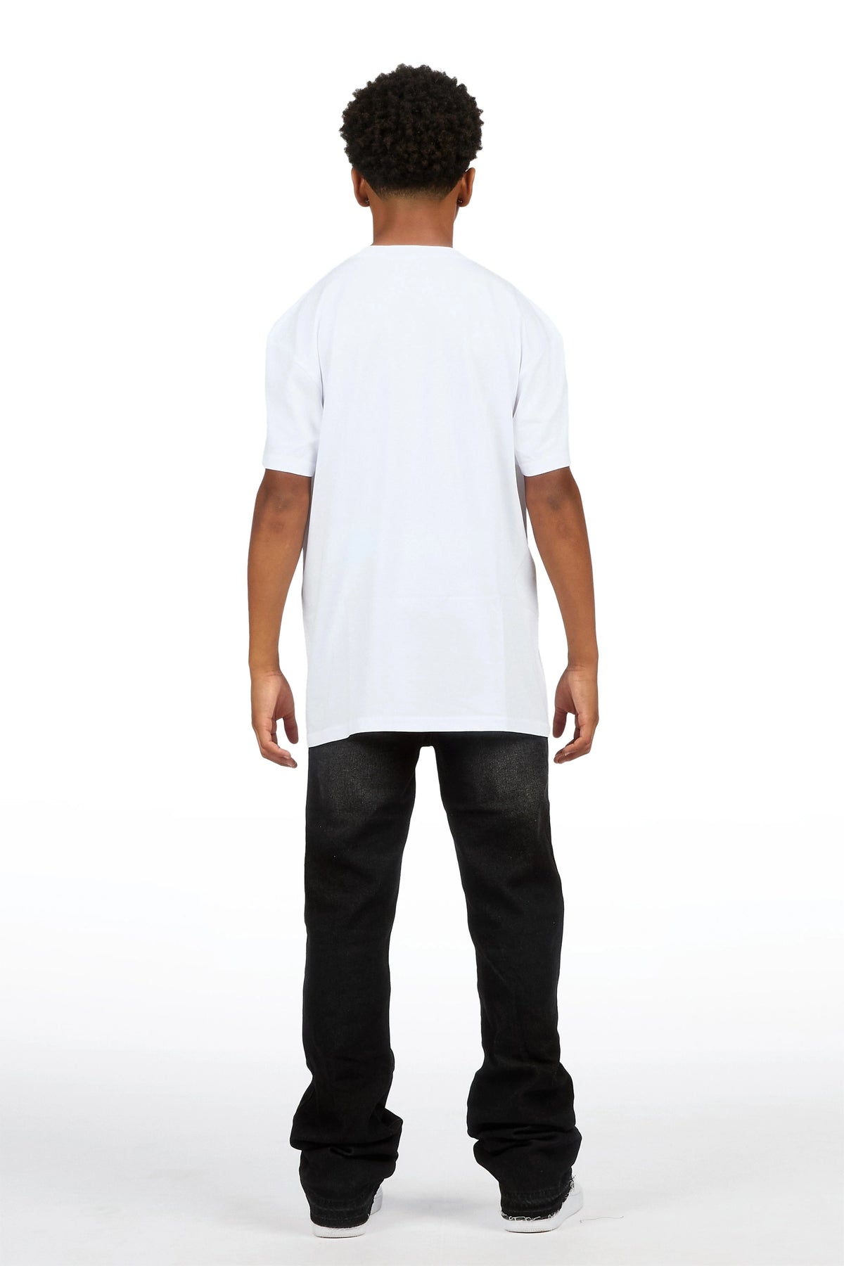 Boys Stellan Black 2.0 Stacked Flare Jean