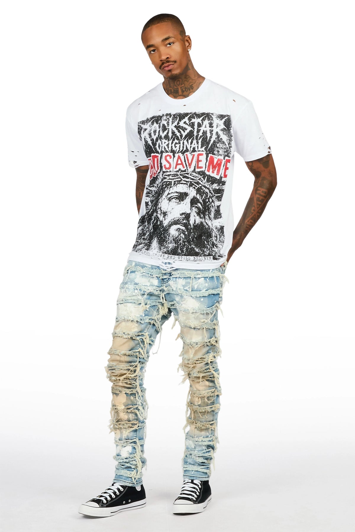 Garson Light Wash Skinny Fit Jean