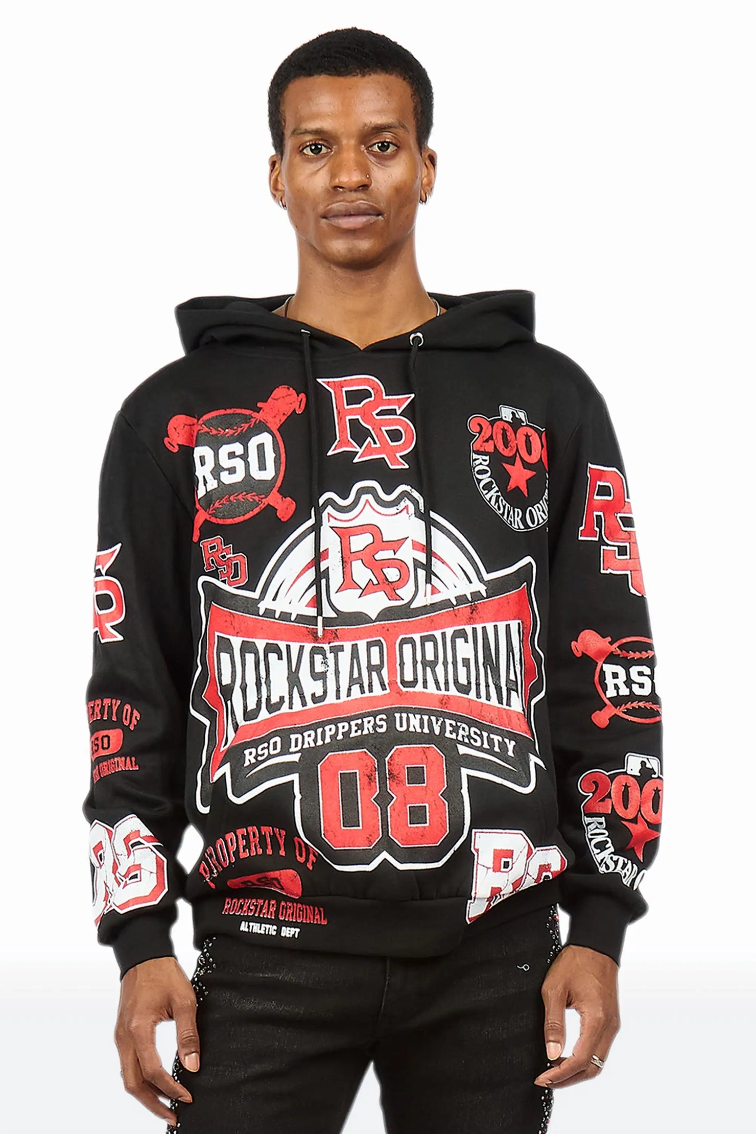 Mavrix Black Graphic Hoodie