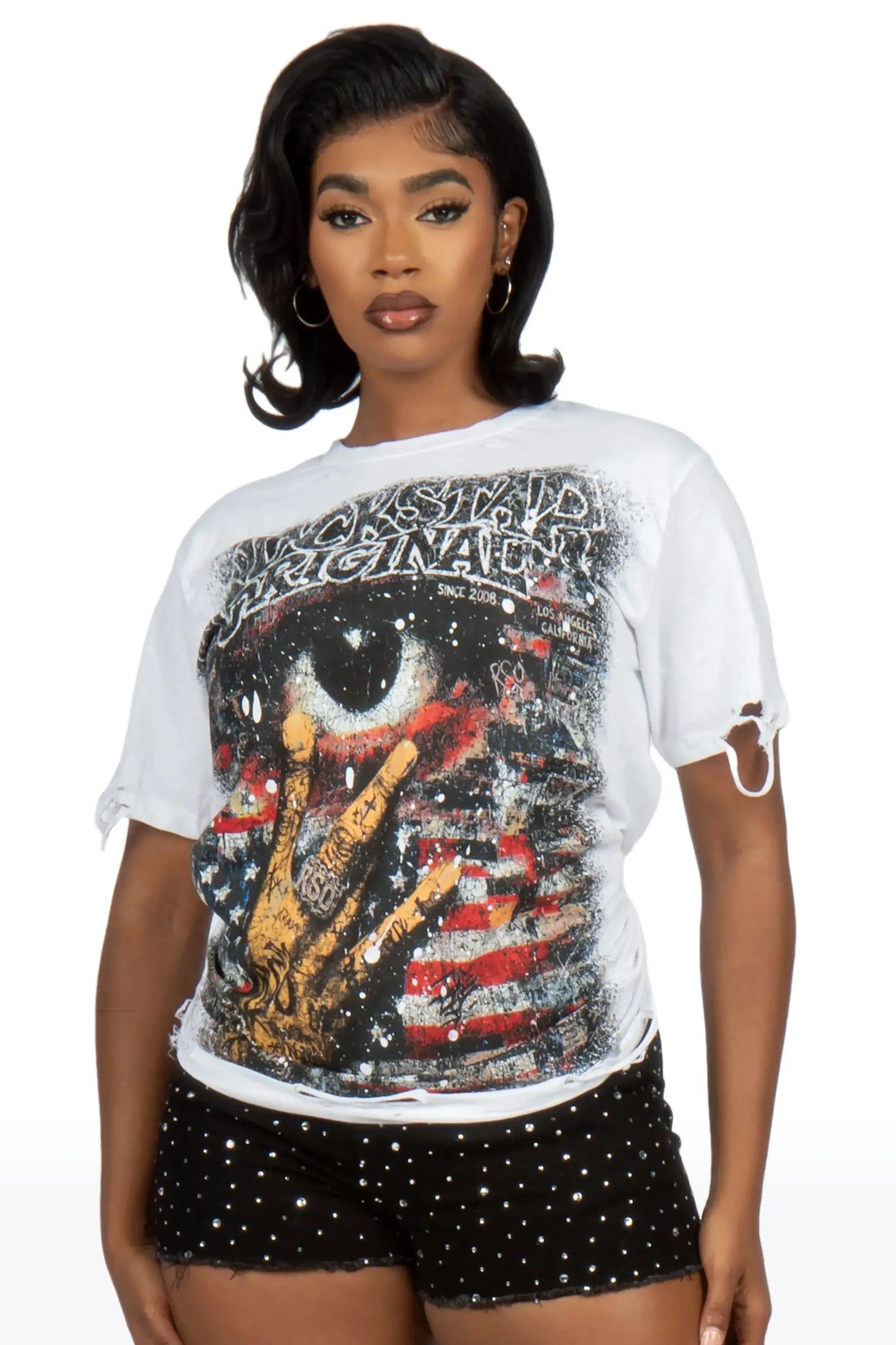 Sheynce White T-Shirt