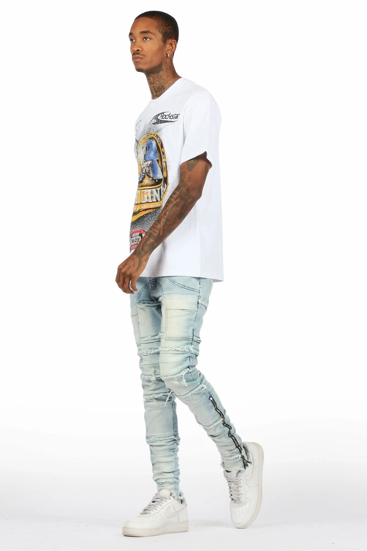 Horado Light Blue Wash Skinny Fit Jean