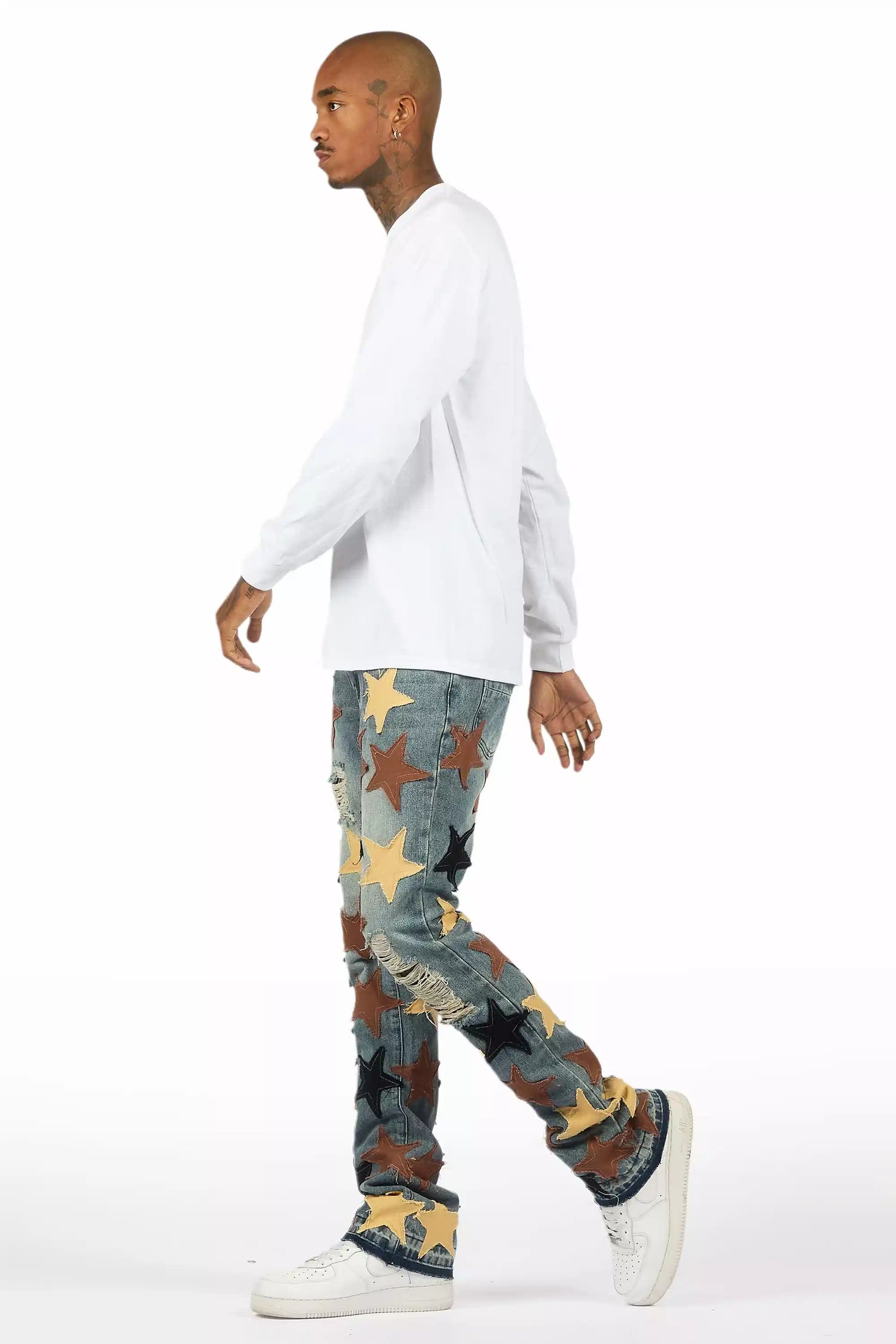 StarLane Vintage Stacked Flare Jean
