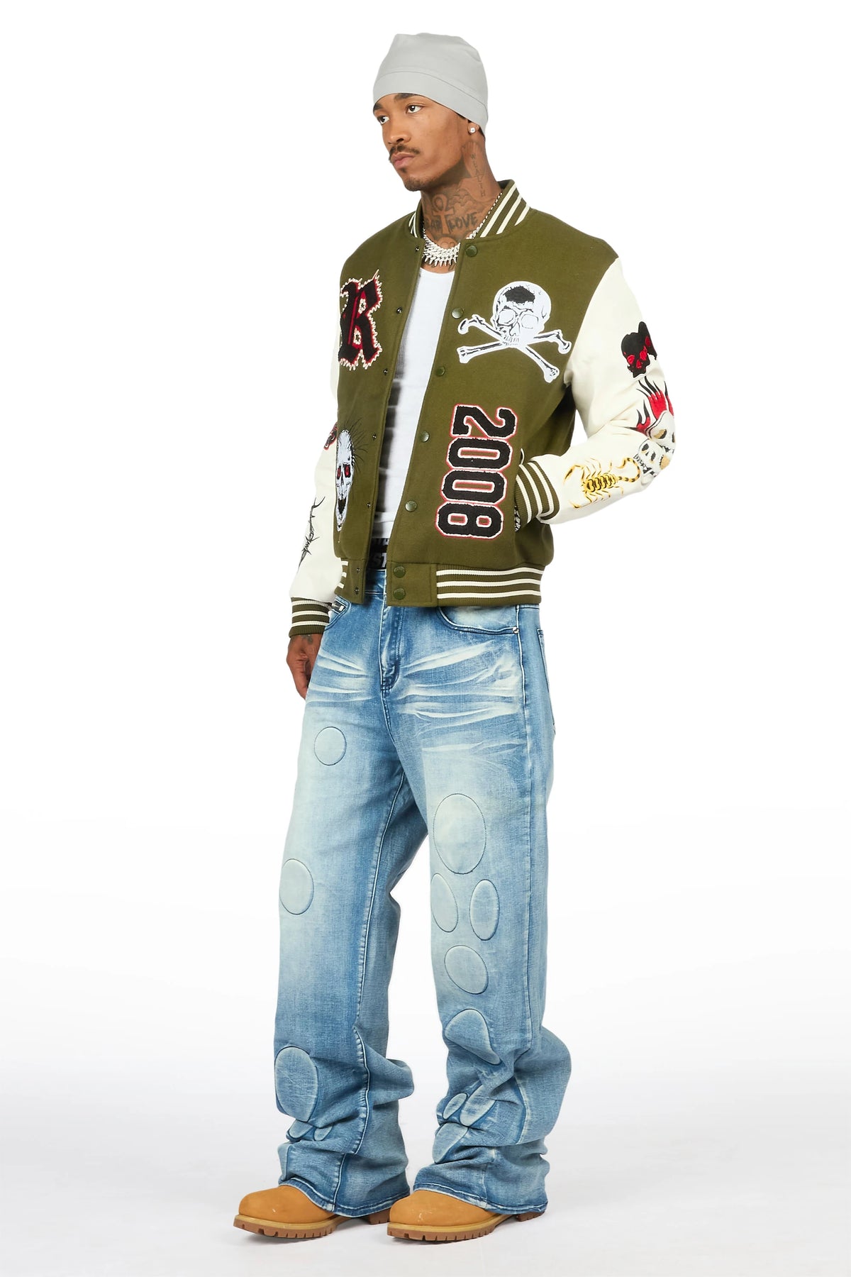 Ovol Blue Baggy Fit Jean