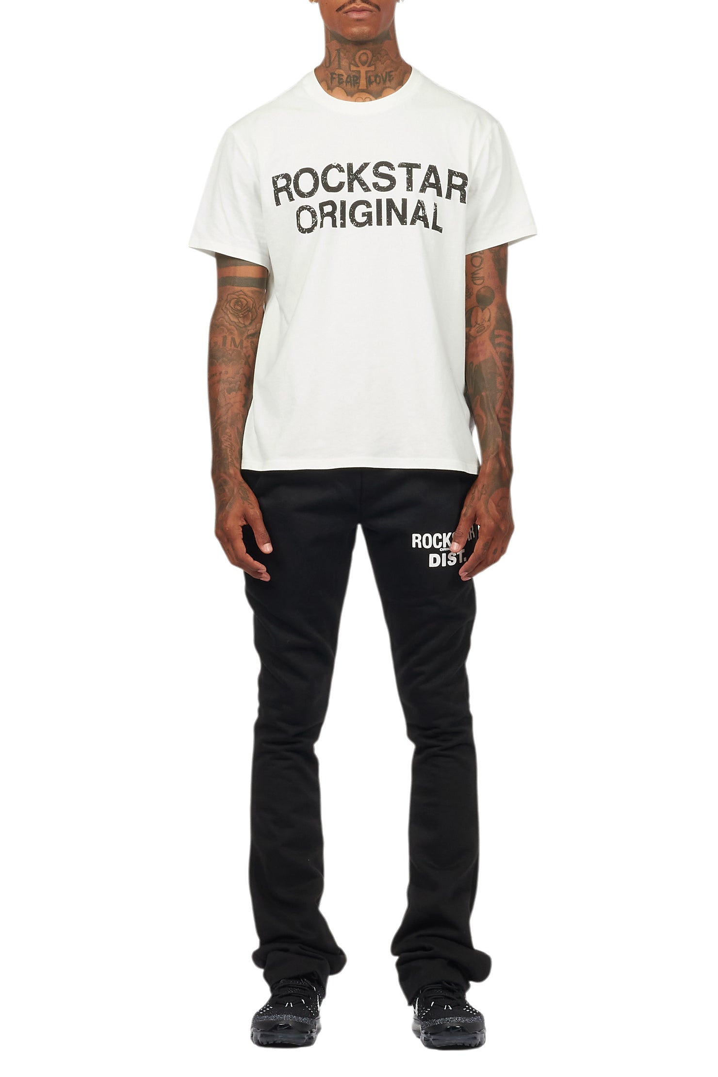 Alpine Black Stacked Flare Pant