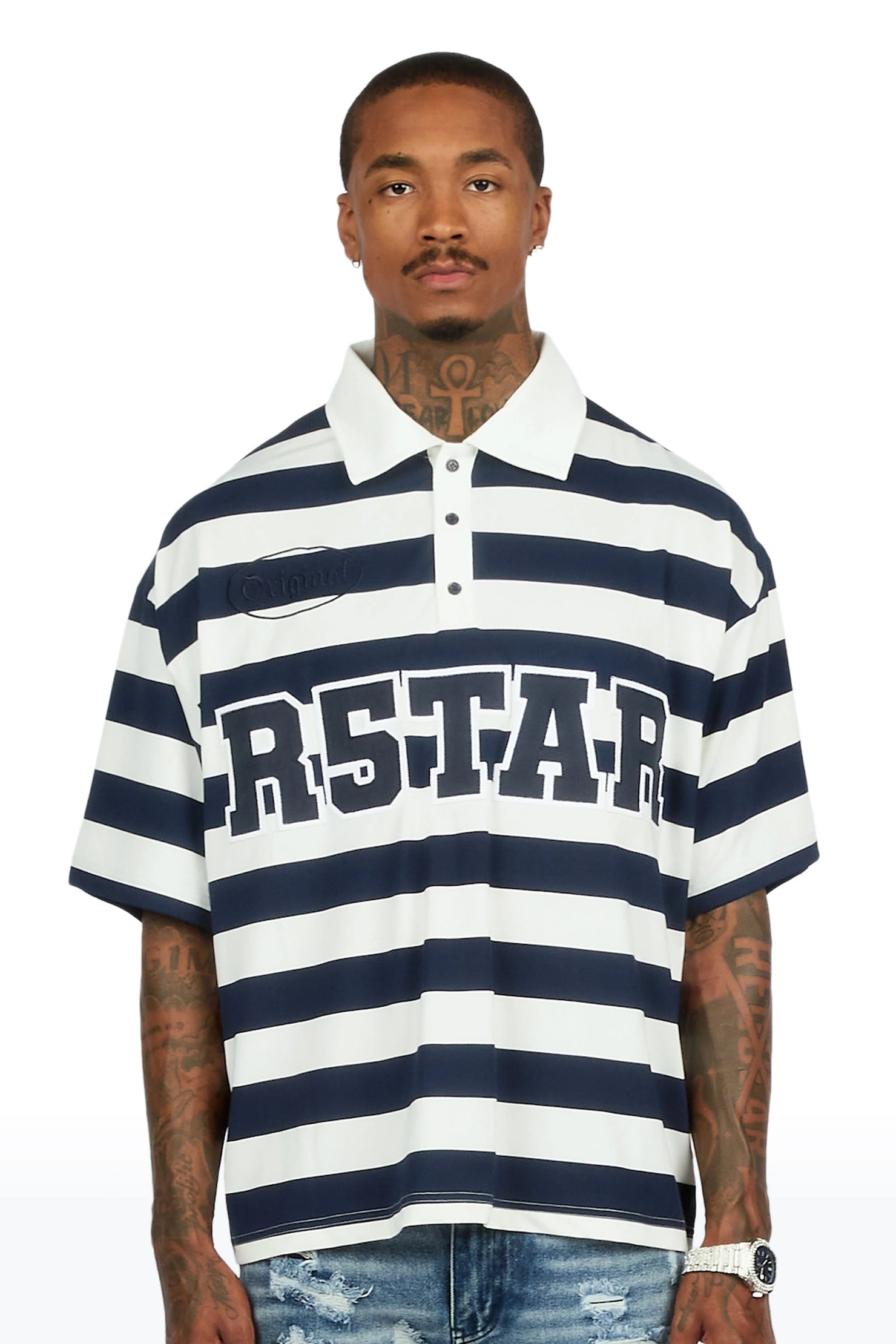 Fintan Navy Polo Shirt