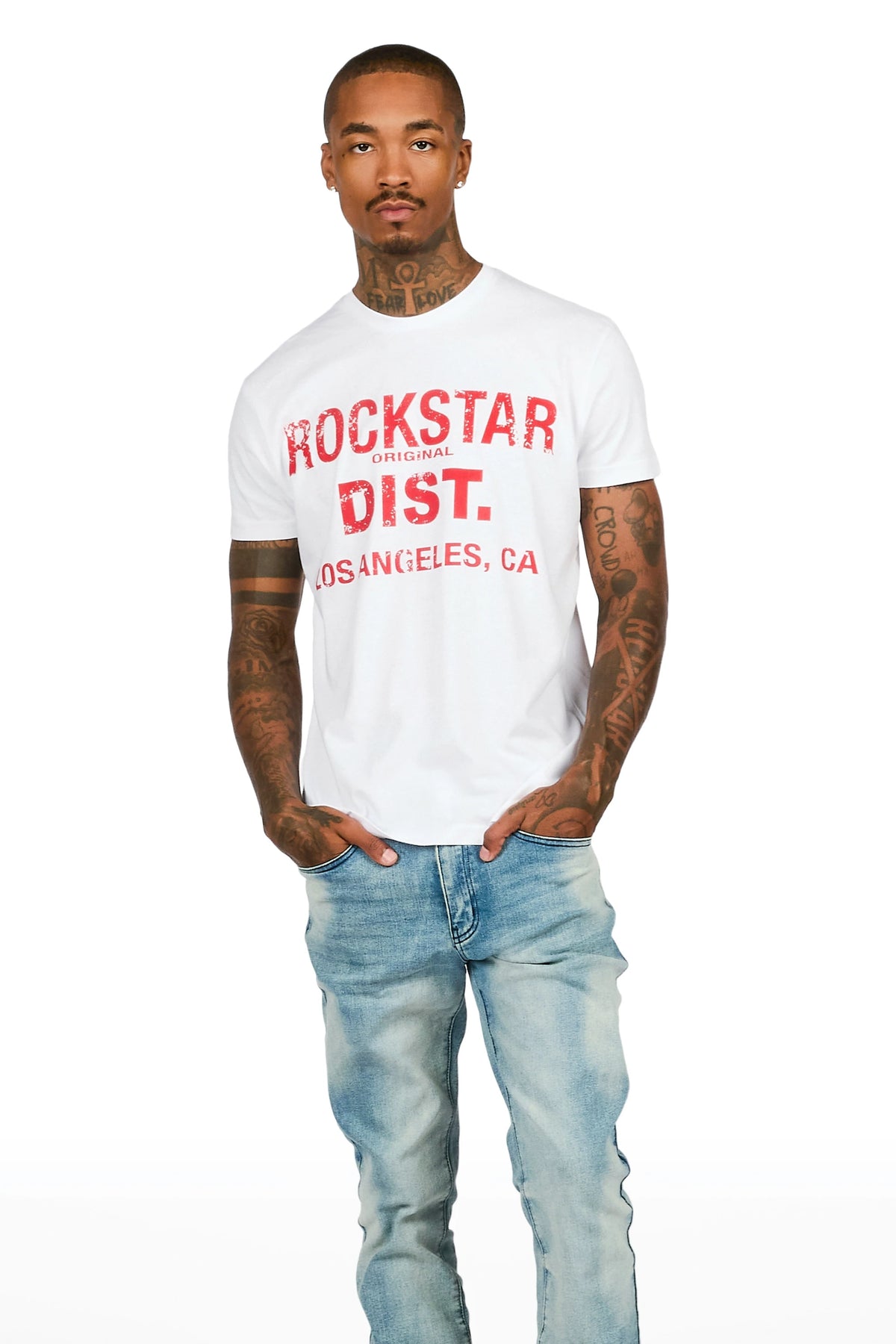 Callier Medium Blue Stacked Jean