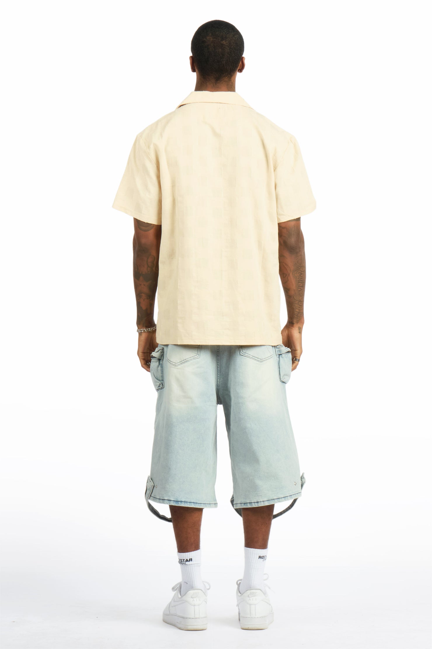Mahesh Blue Denim Short