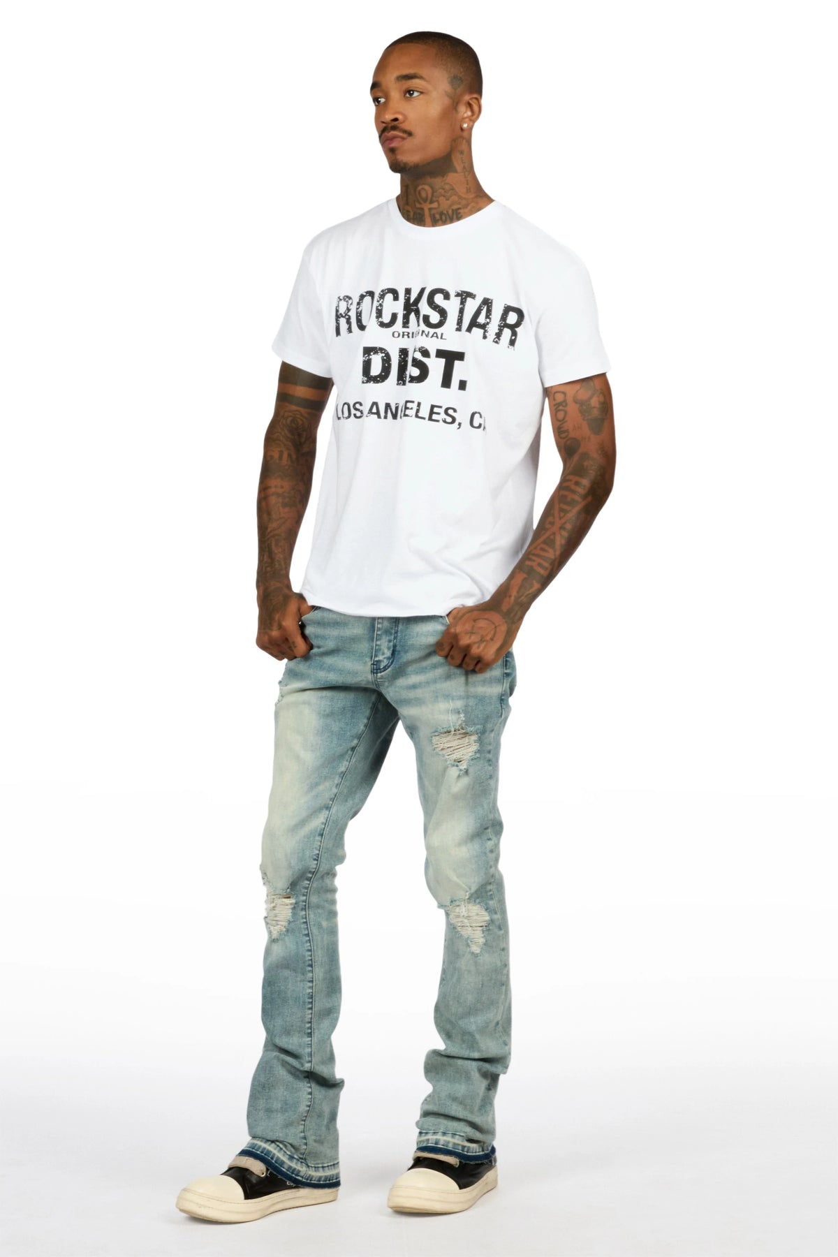 Lake 4.0 White/Black Graphic T-Shirt