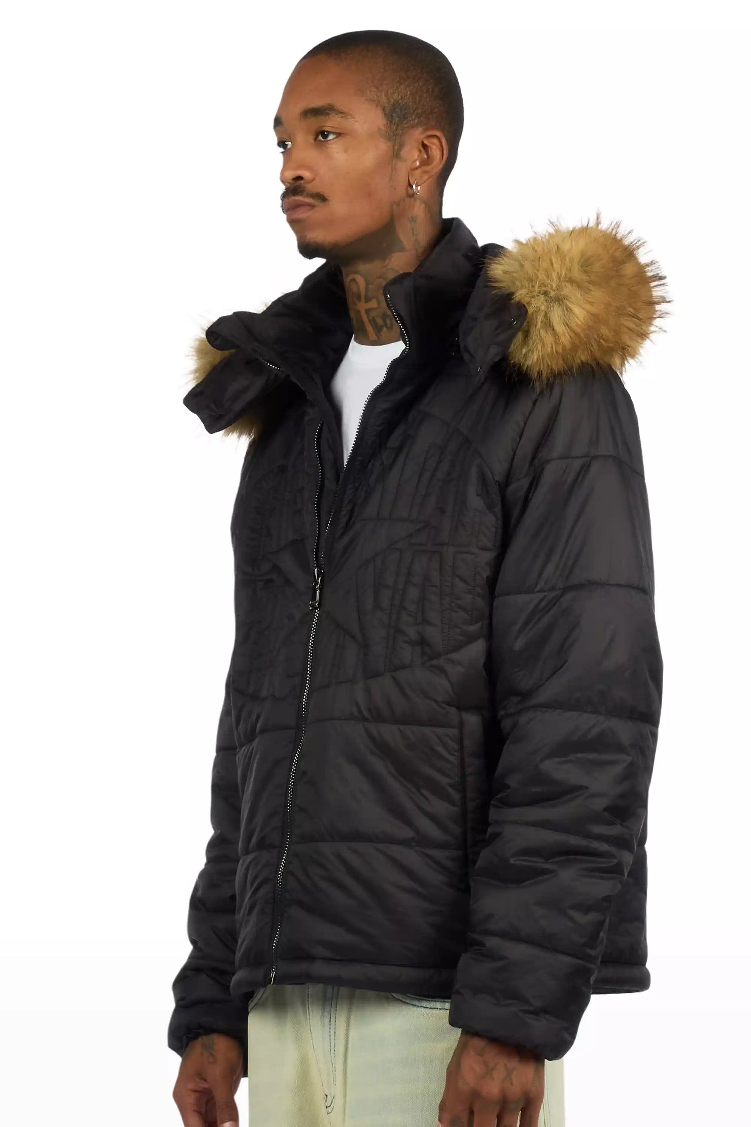 Chillwave Black Puffer Jacket