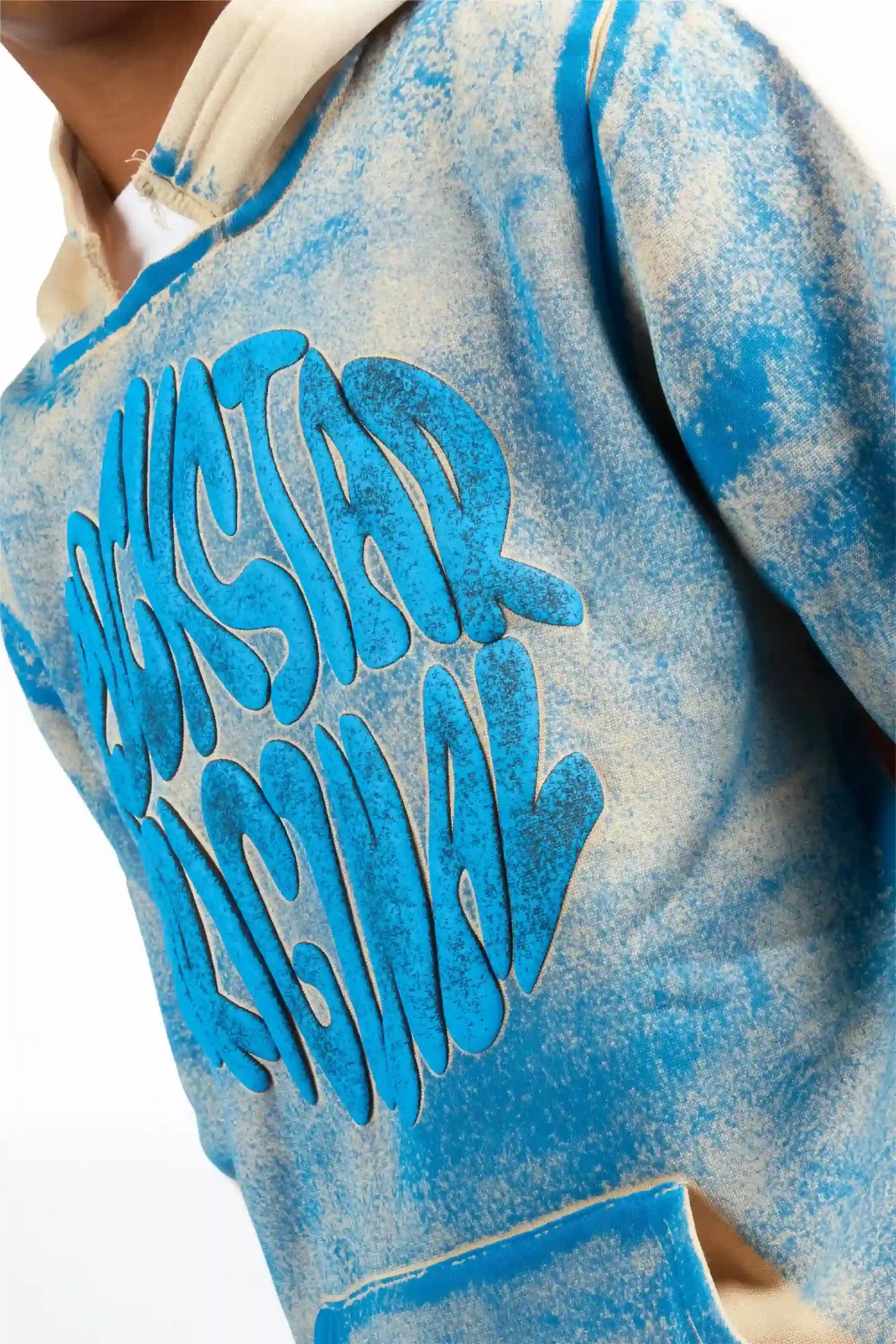 Boys Thier Tan/Blue Stacked Track Set