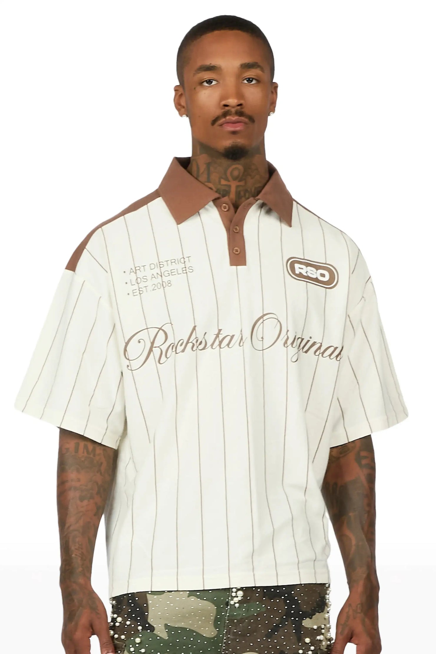 Relo Beige Polo Shirt