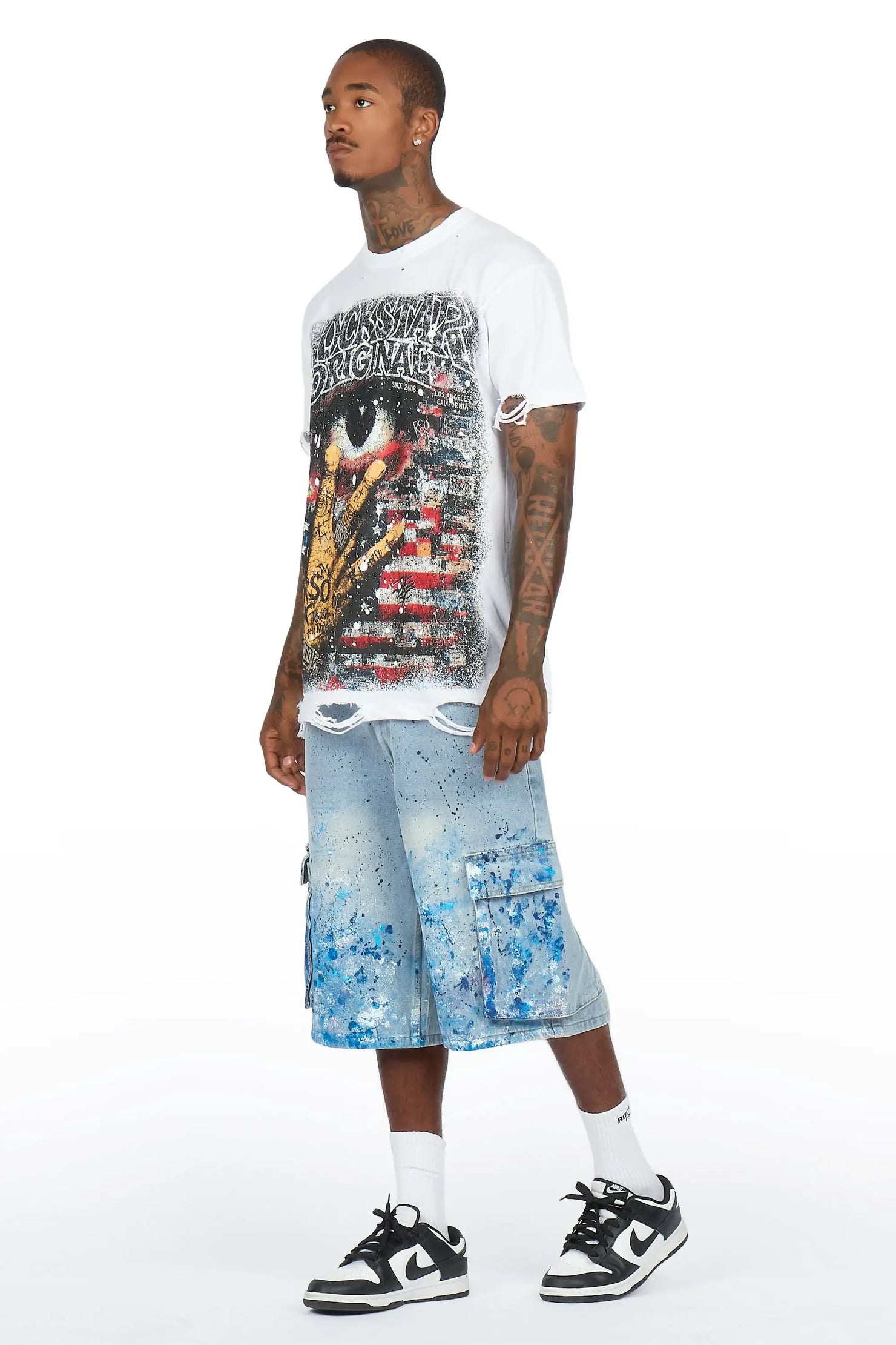 Fonte Light Indigo Denim Jort