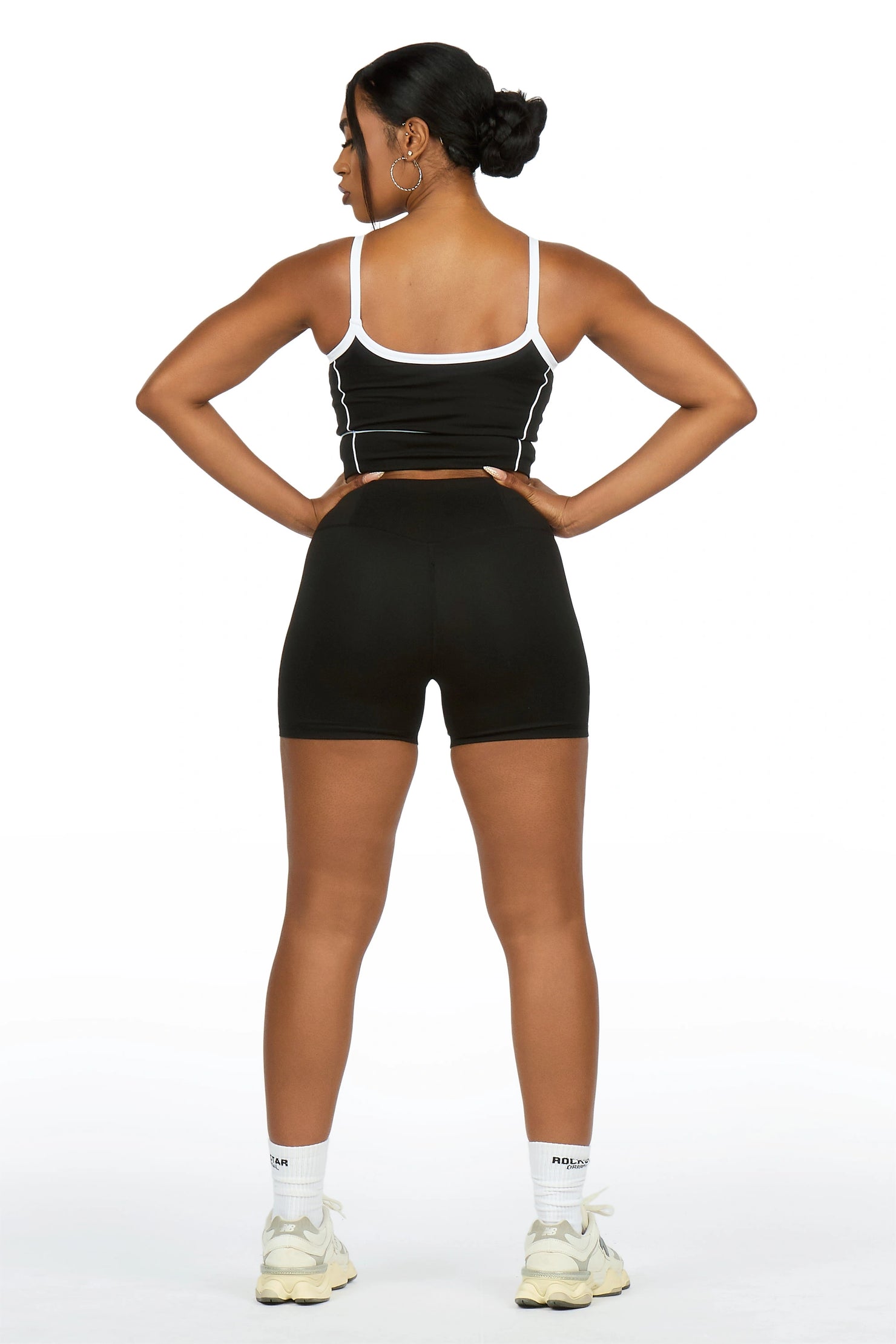 Lamiria Black Active Bike Short Set