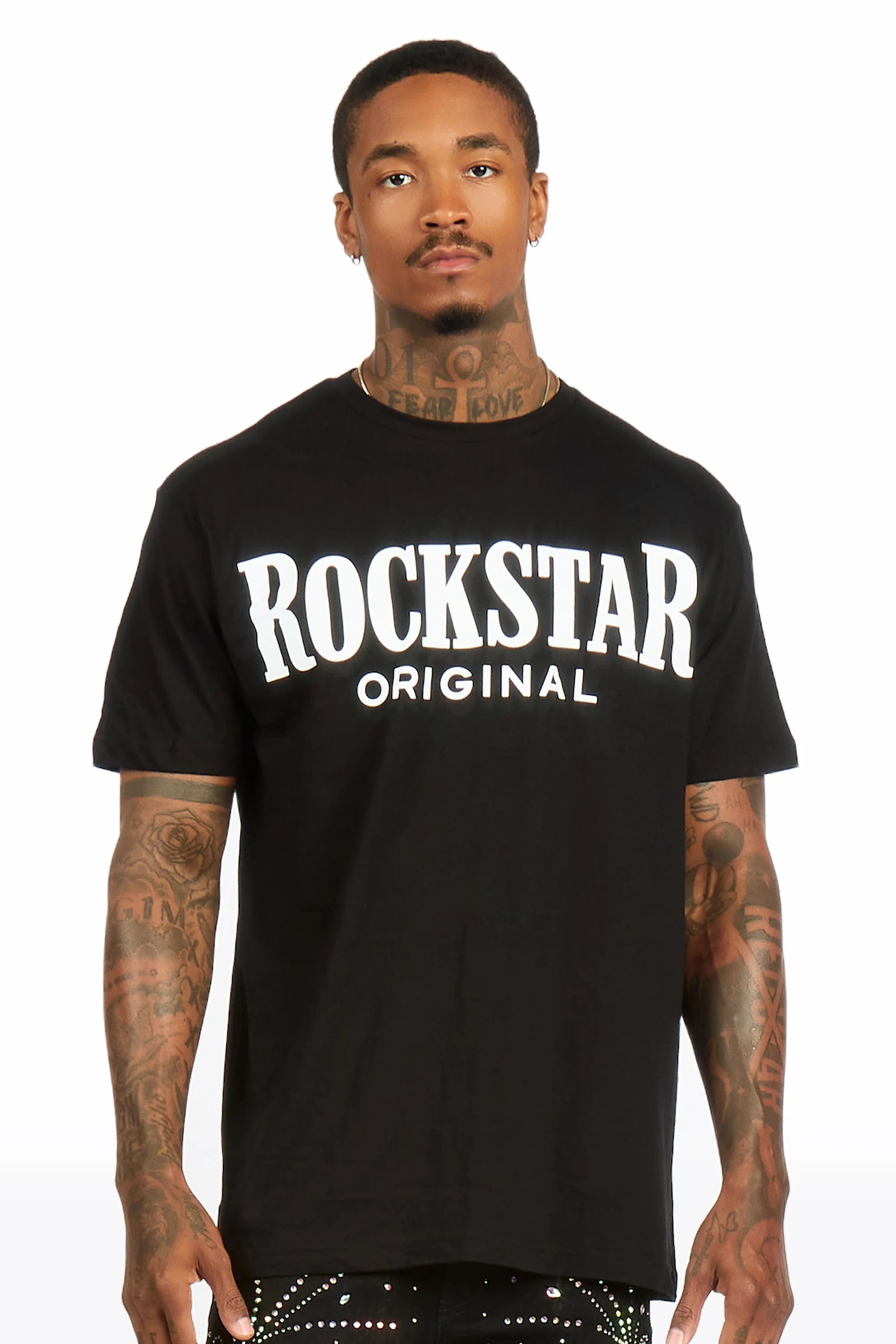 Rio 2.0 Black Oversized Graphic T-Shirt