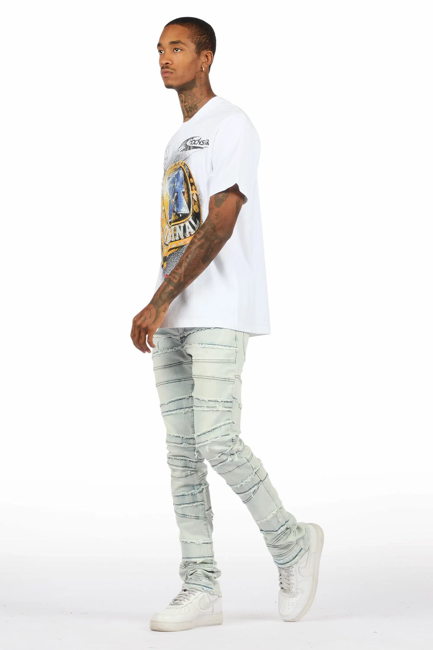 Franko Light Blue Skinny Fit Jean