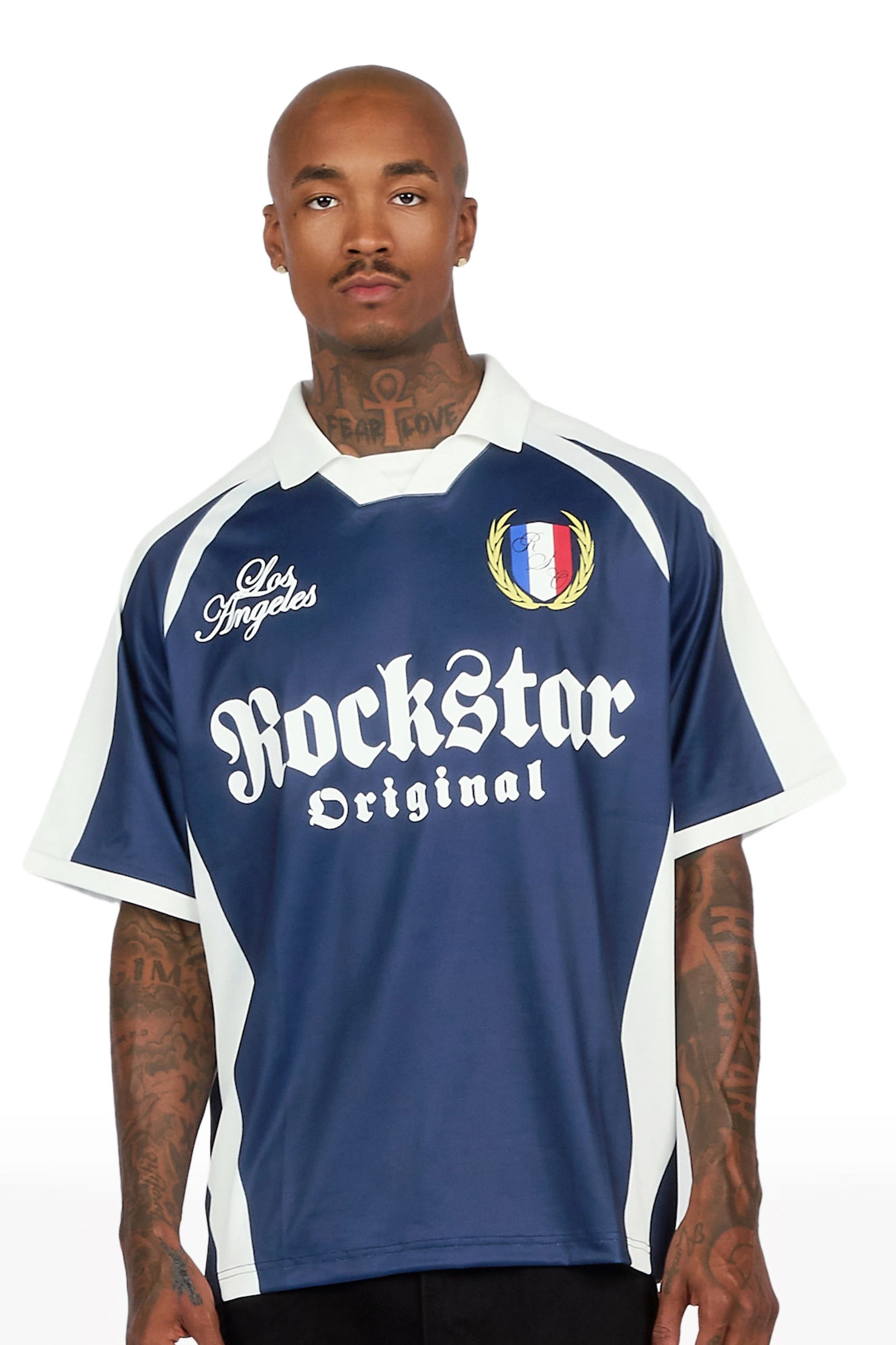 Jetter Navy Graphic Jersey