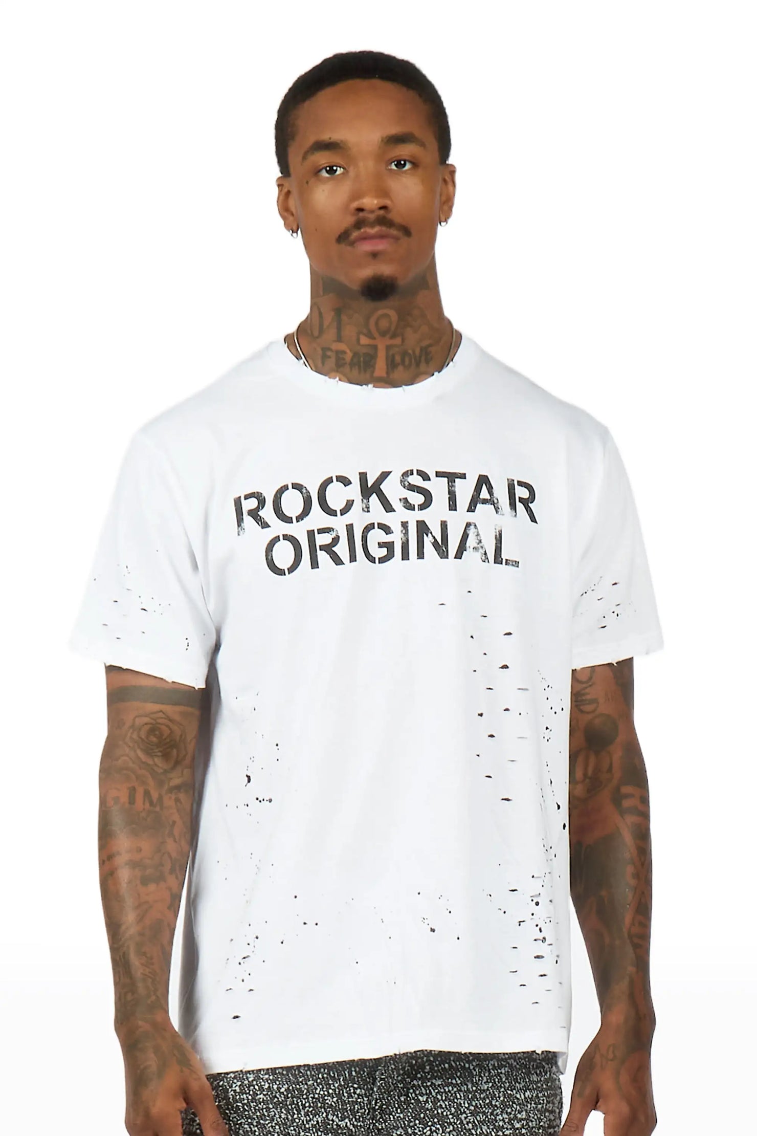Reign White Oversized Graphic T-Shirt