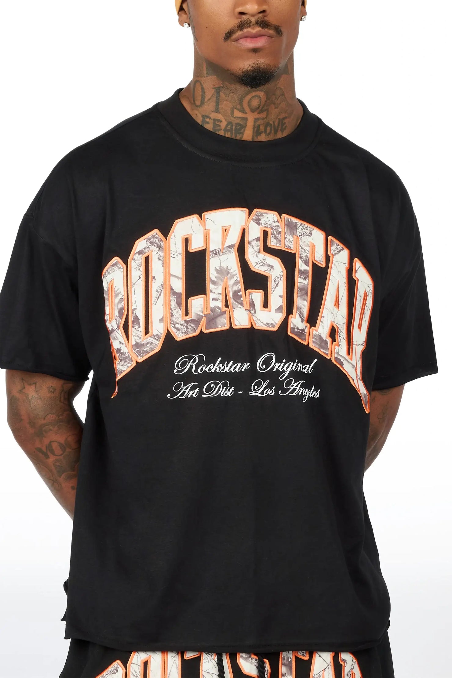 Alas Black T-Shirt/Baggy Track Set