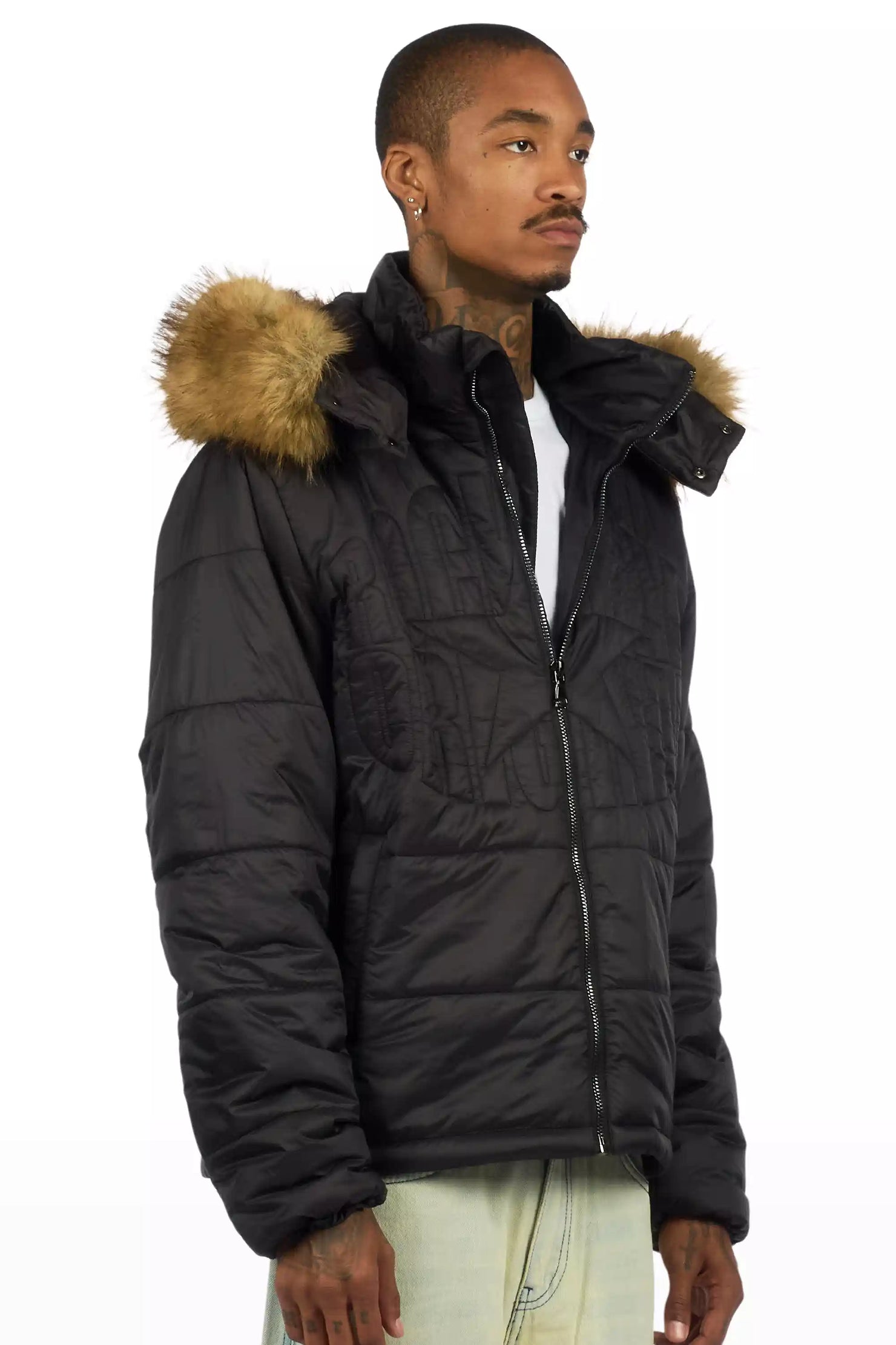 Chillwave Black Puffer Jacket